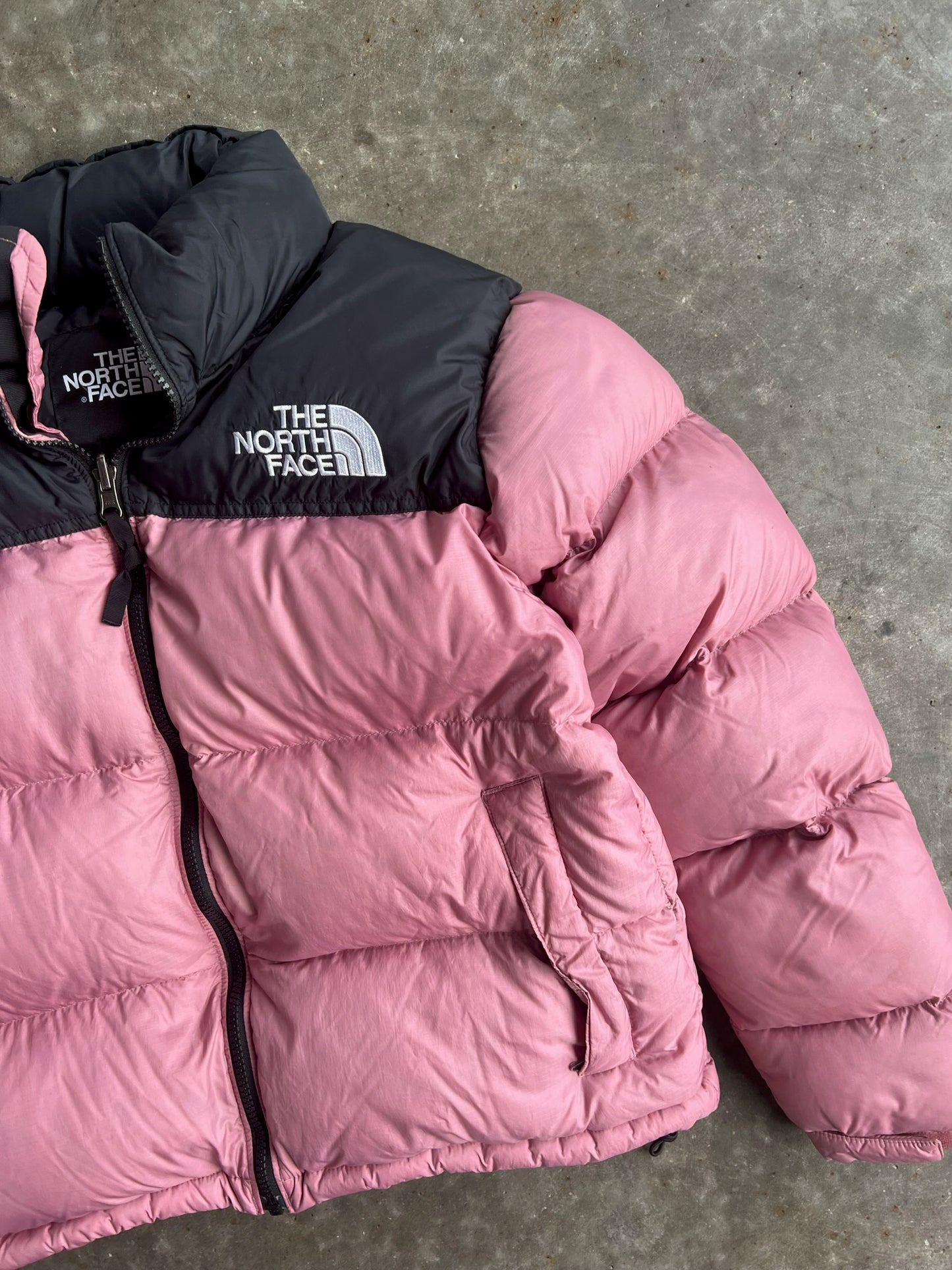 Vintage Pink North Face Puffer Jacket - M