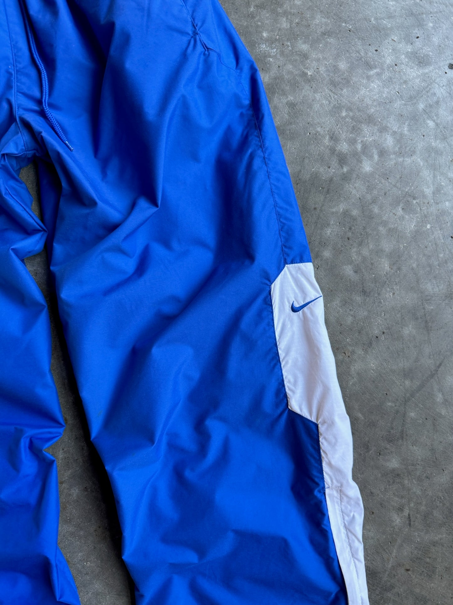 Vintage Bright Blue Nike Track Pants - M