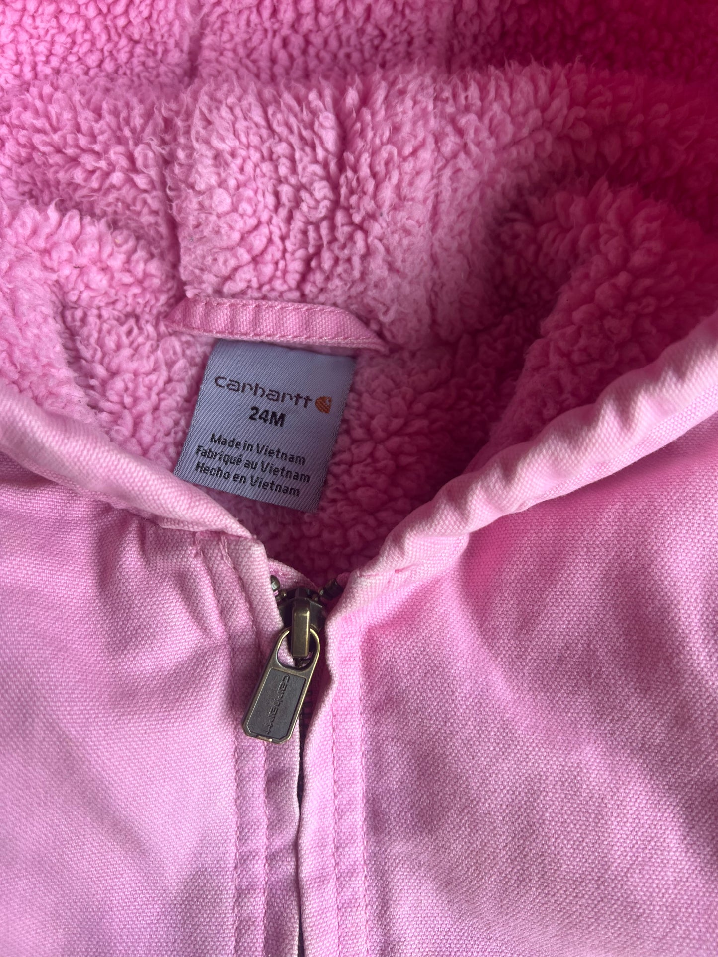 Pink Baby 24M Carhartt Jacket - 24M