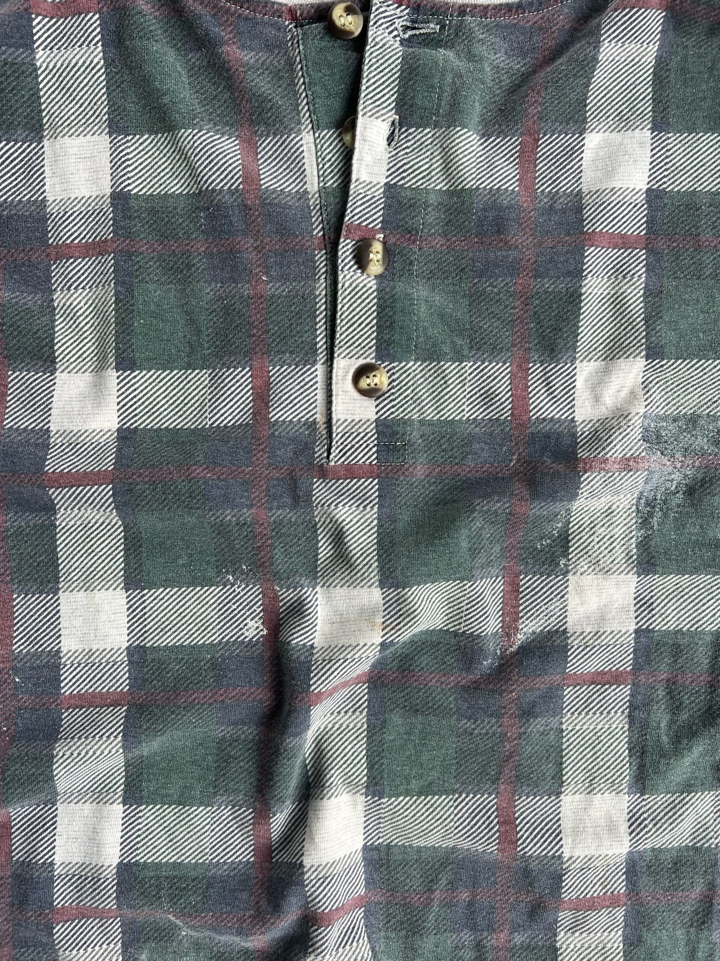 Vintage Metro One Plaid Button Shirt - XL