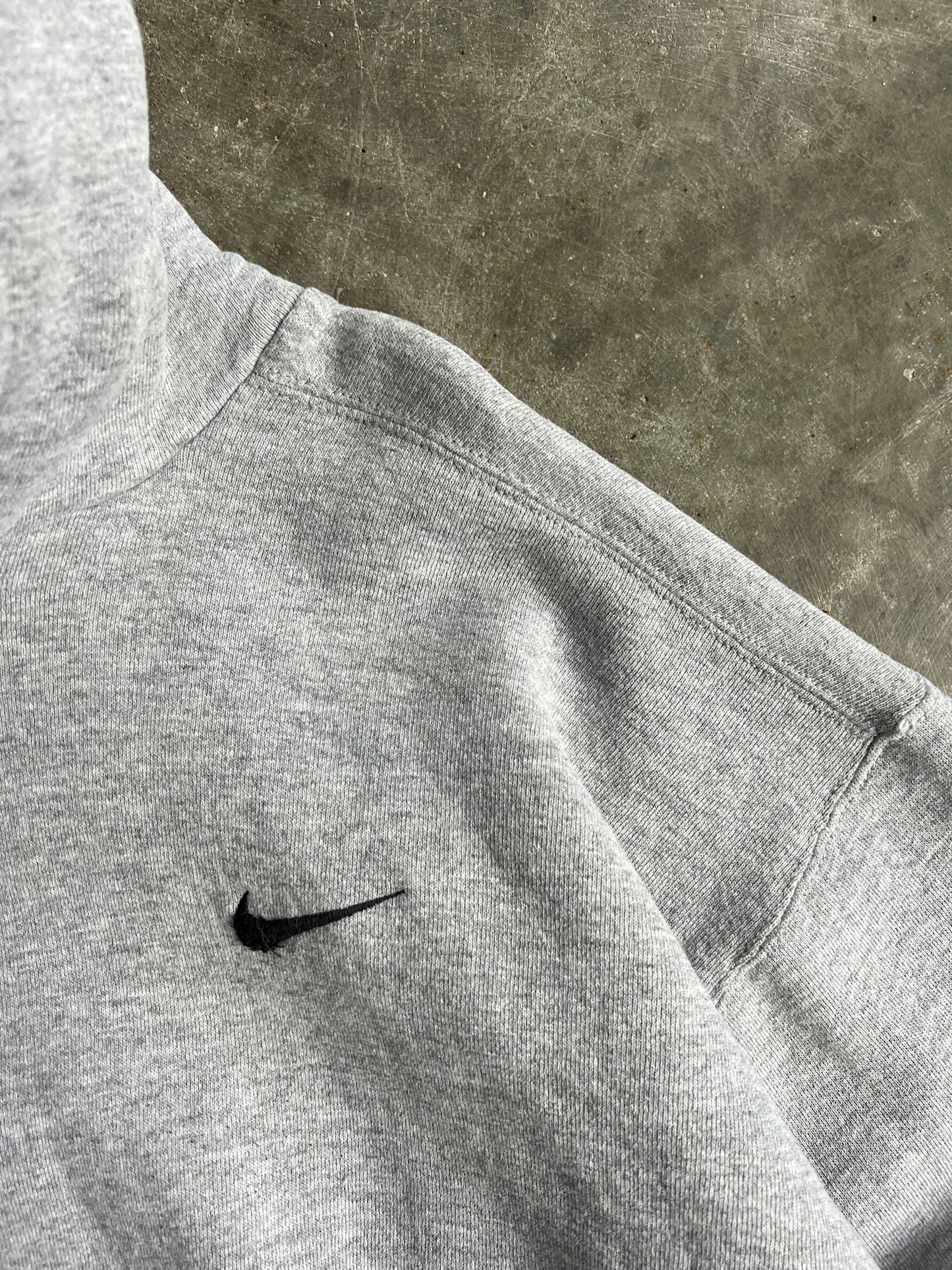 Vintage Gray Nike Hoodie - XL