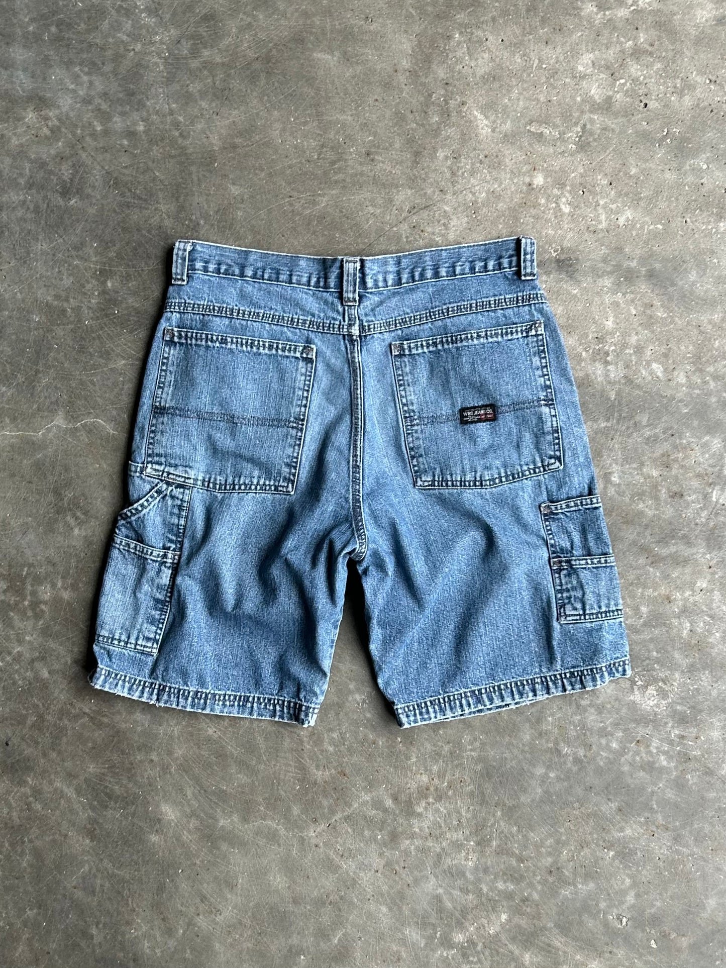 Vintage Wrangler Faded Denim Shorts - 32