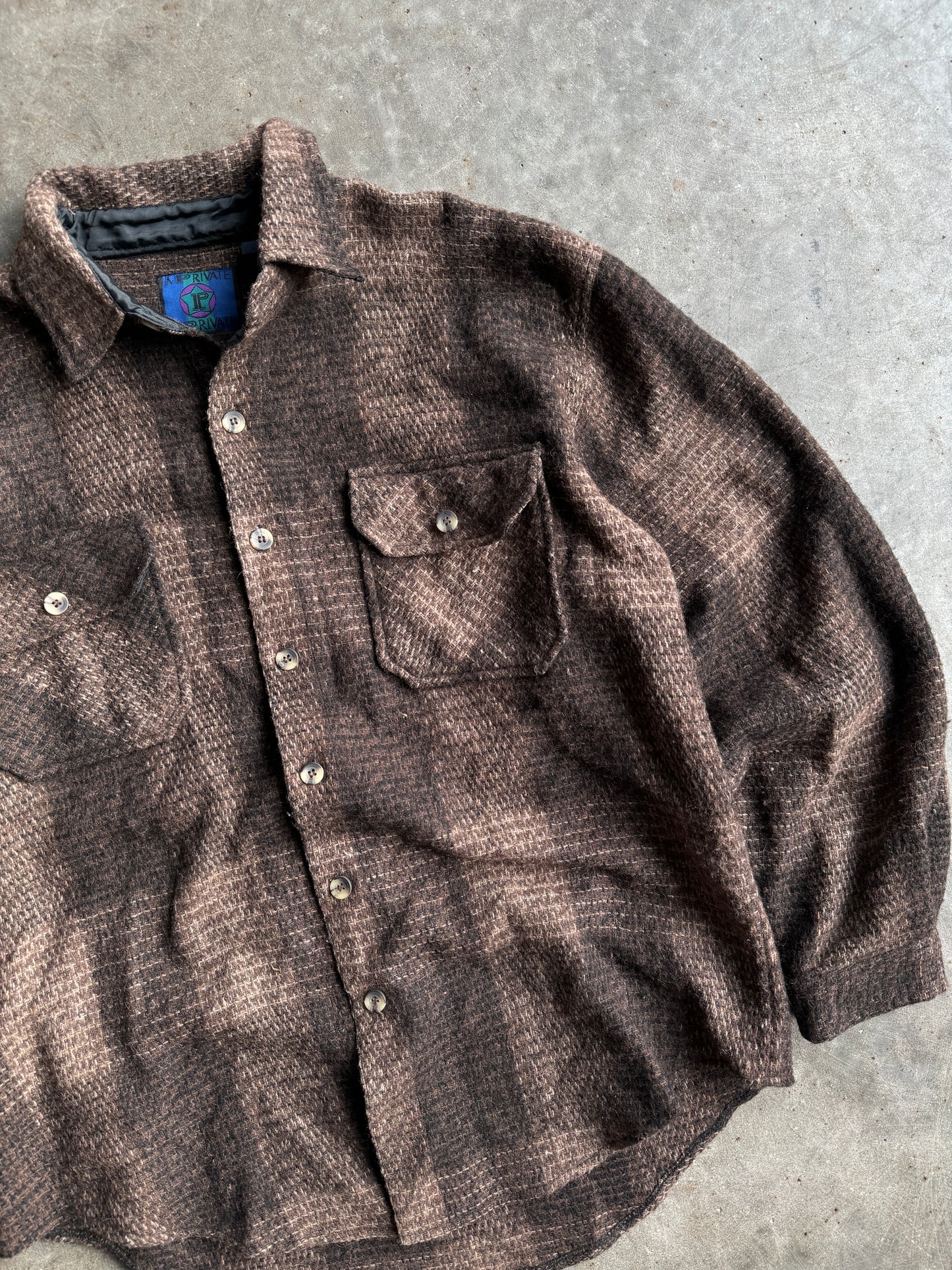 Vintage InPrivate Wool Flannel - M