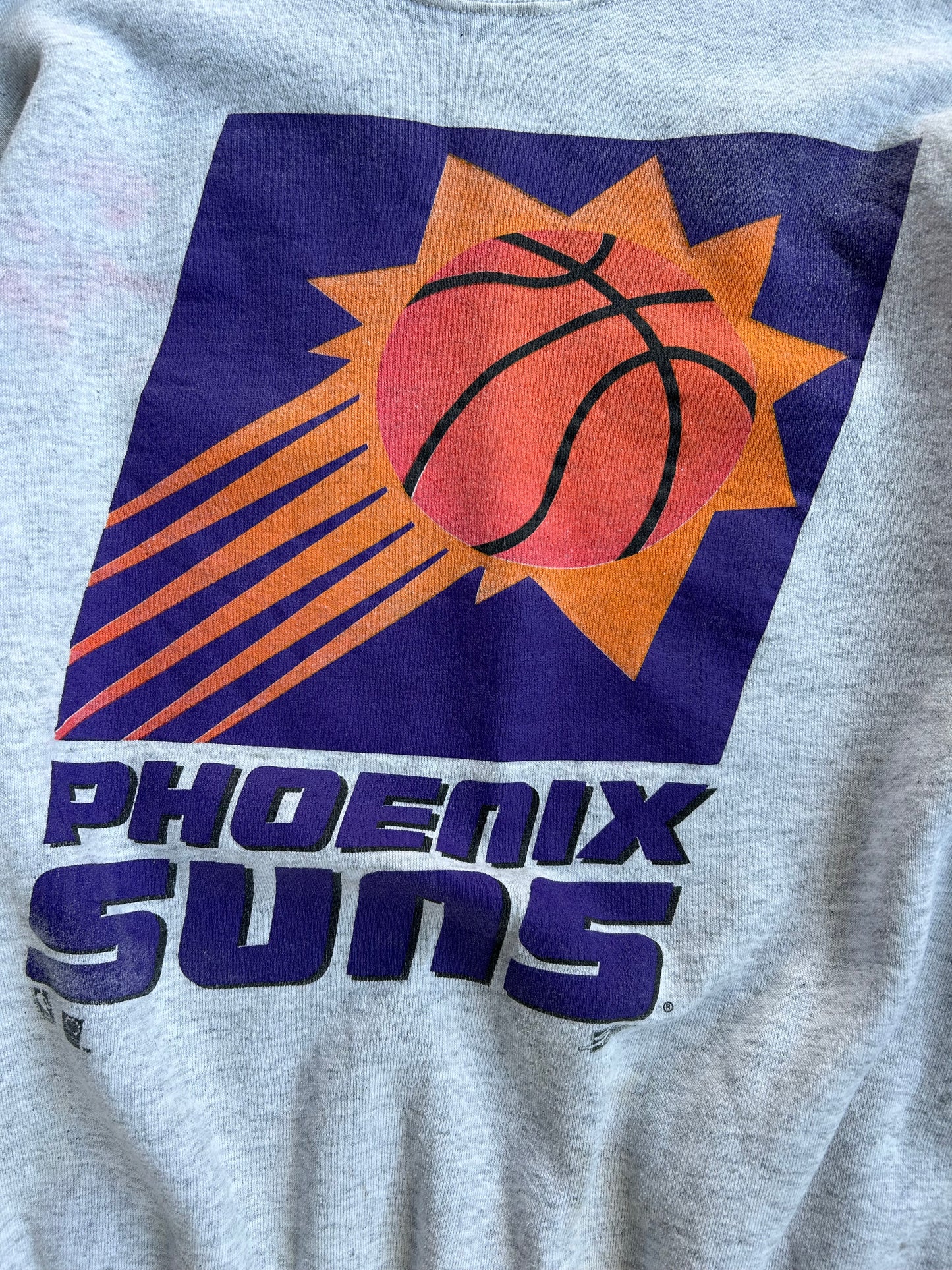 Vintage Grey Phoenix Suns Crew - XL