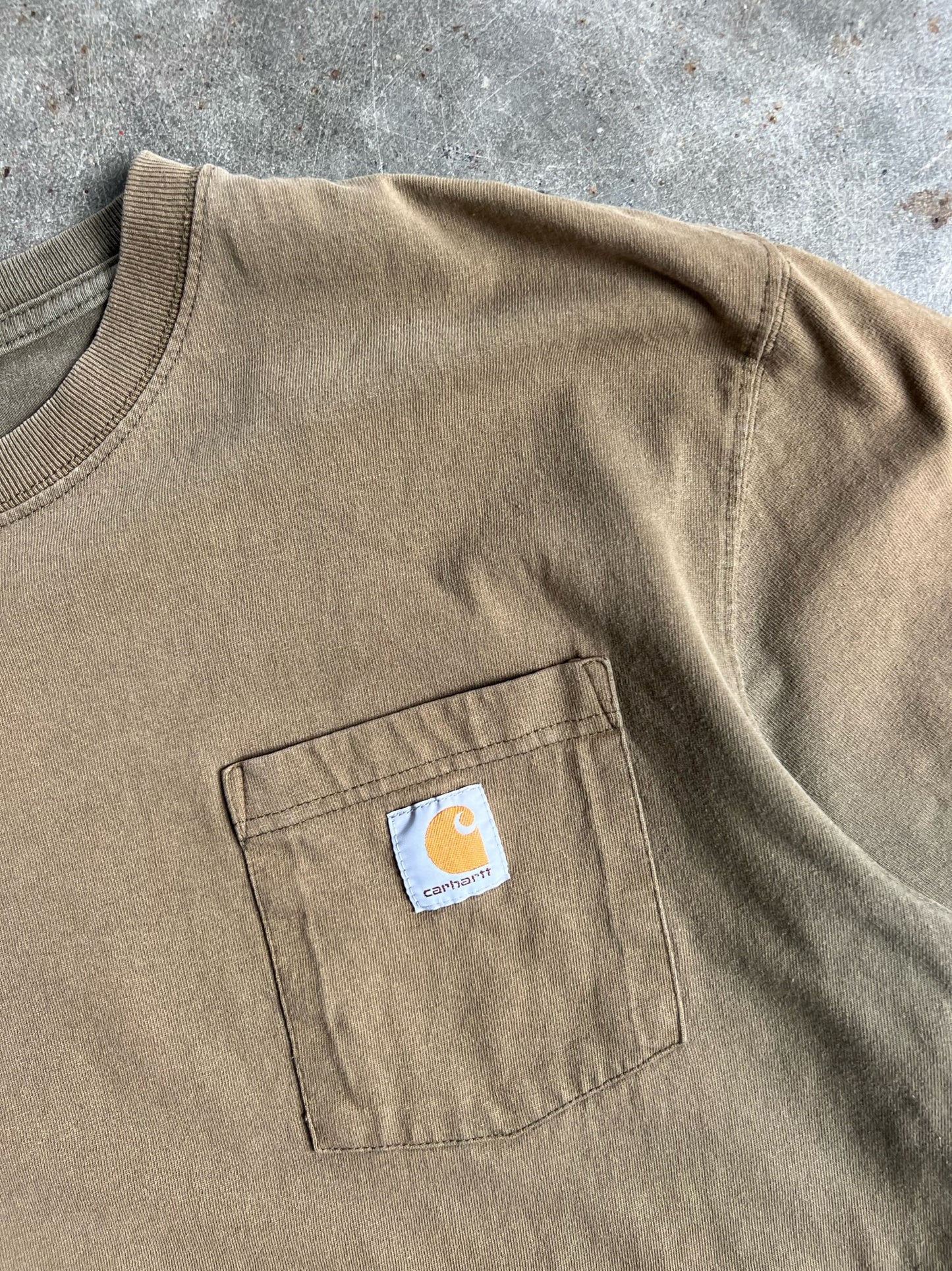 Olive Green Blank Carhartt Shirt - L