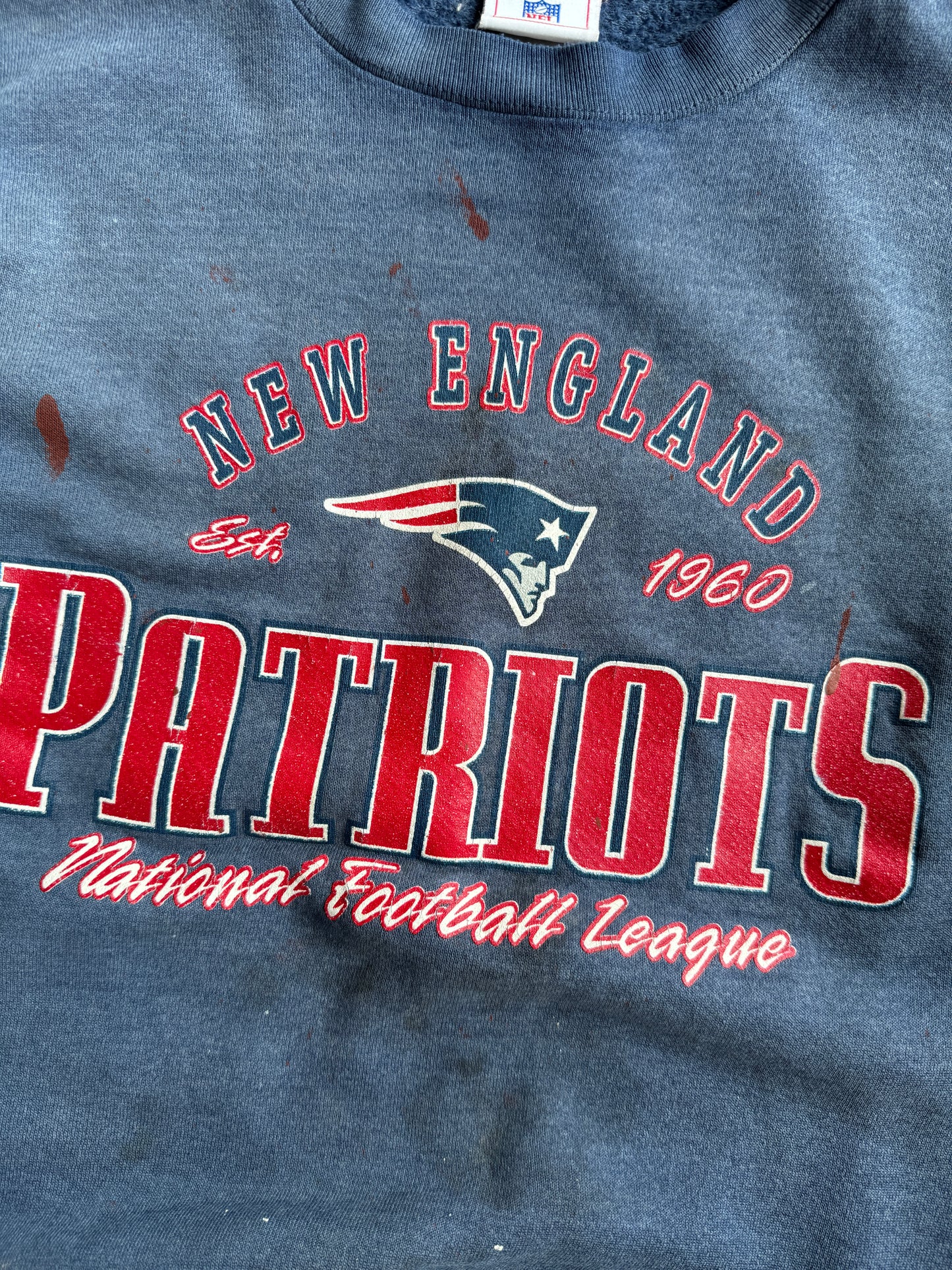 Vintage New England Patriots NFL Crew - L