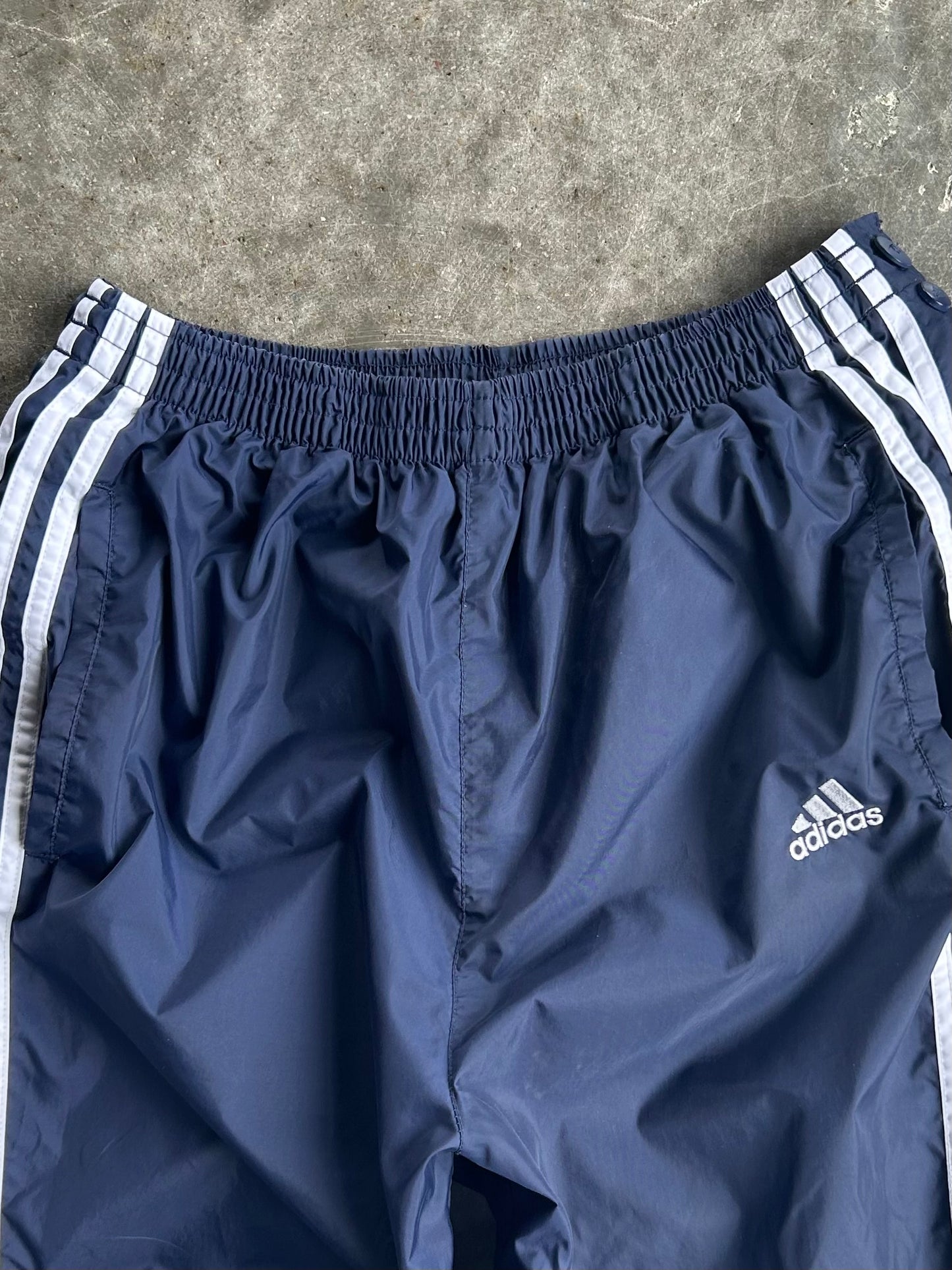 Vintage Blue Adidas Track Pants - M