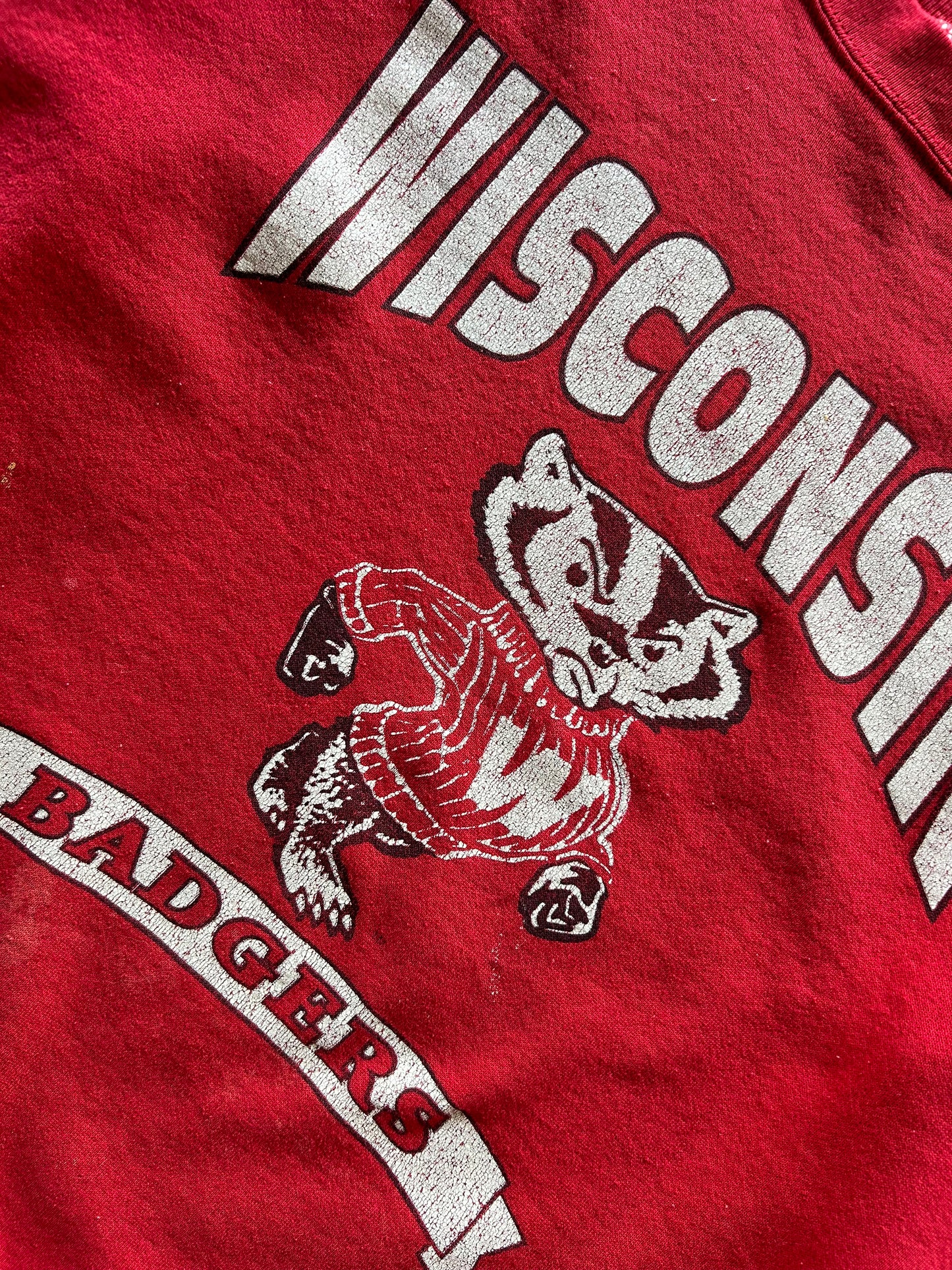 Vintage Wisconsin Badgers Crew - XL