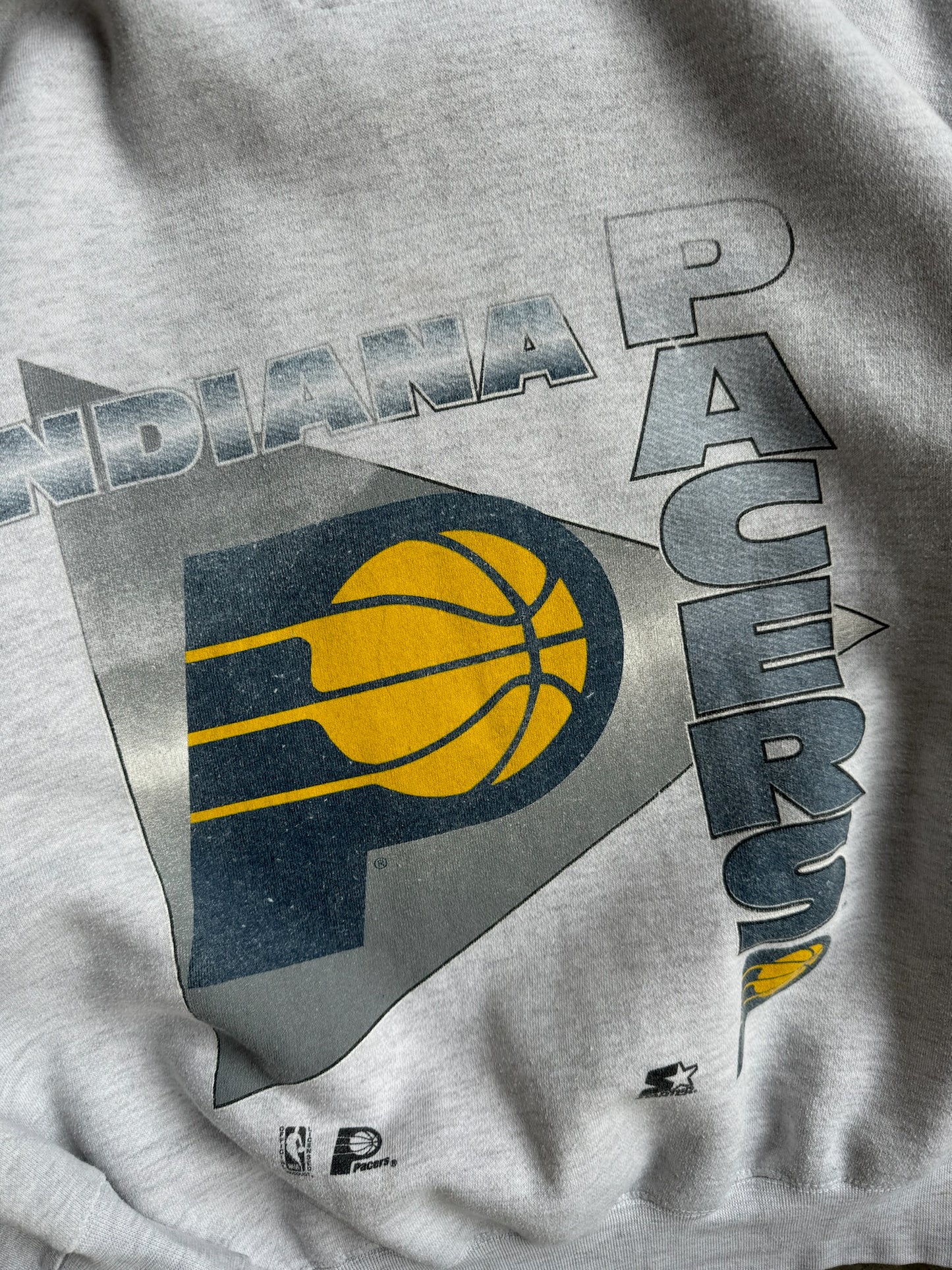 Vintage Indiana Pacers Starter Crew - XL