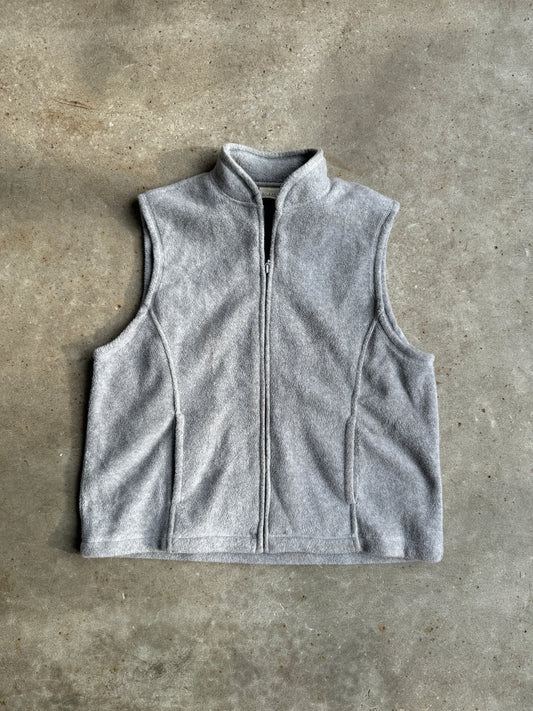 Vintage Classic Elements Grey Fleece Vest - M