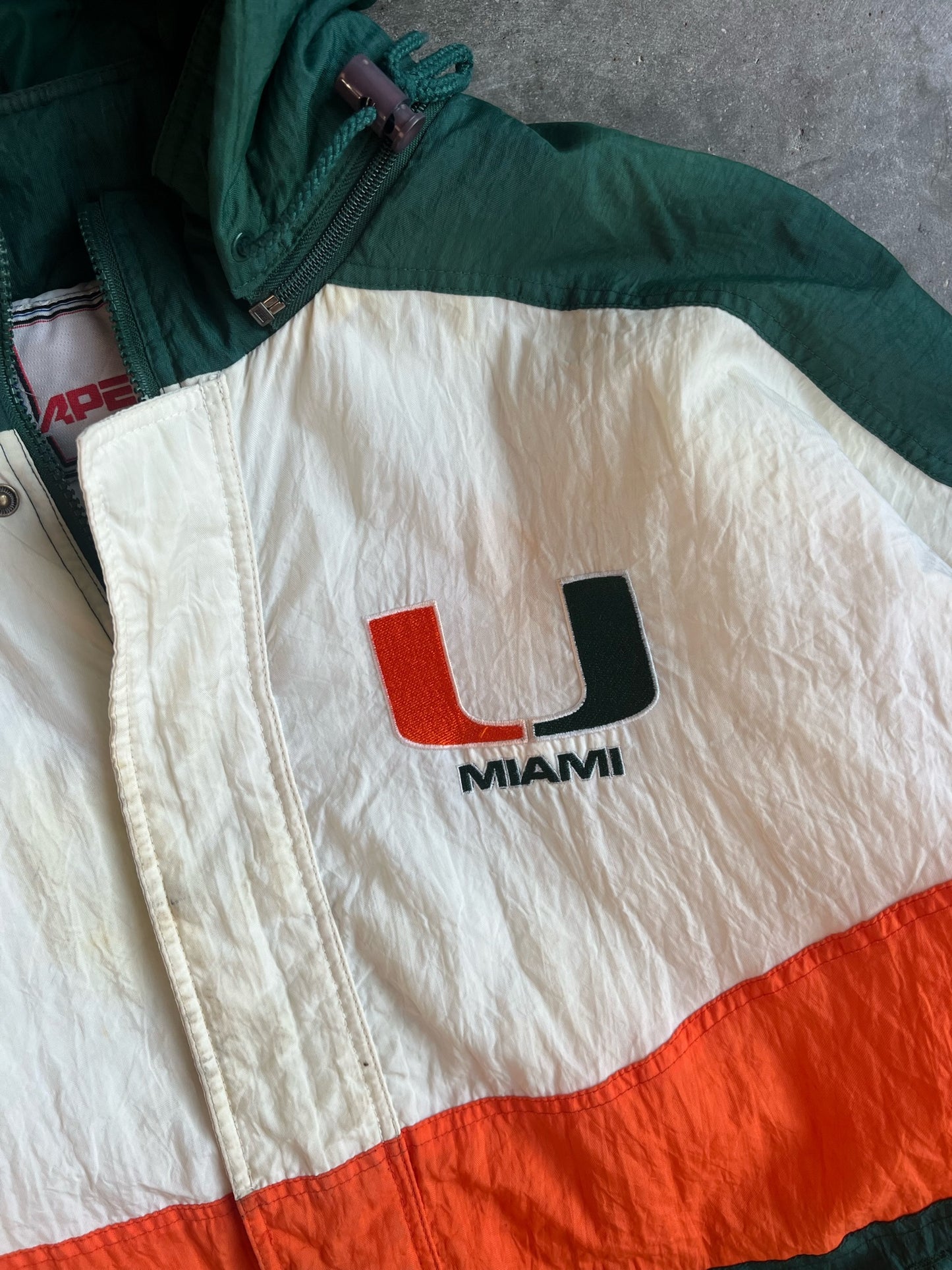 Vintage University Of Miami Jacket - XL