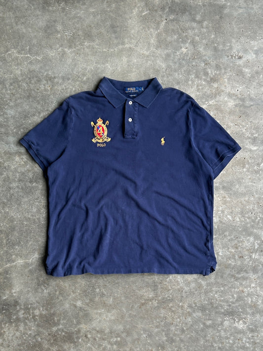 Vintage Faded Navy Ralph Lauren Polo - L