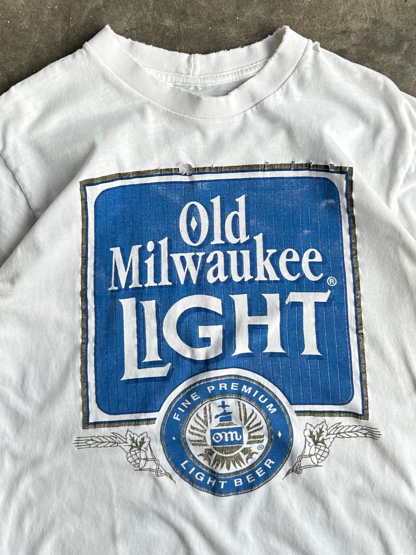 Vintage Old Milwaukee Light Tee - M