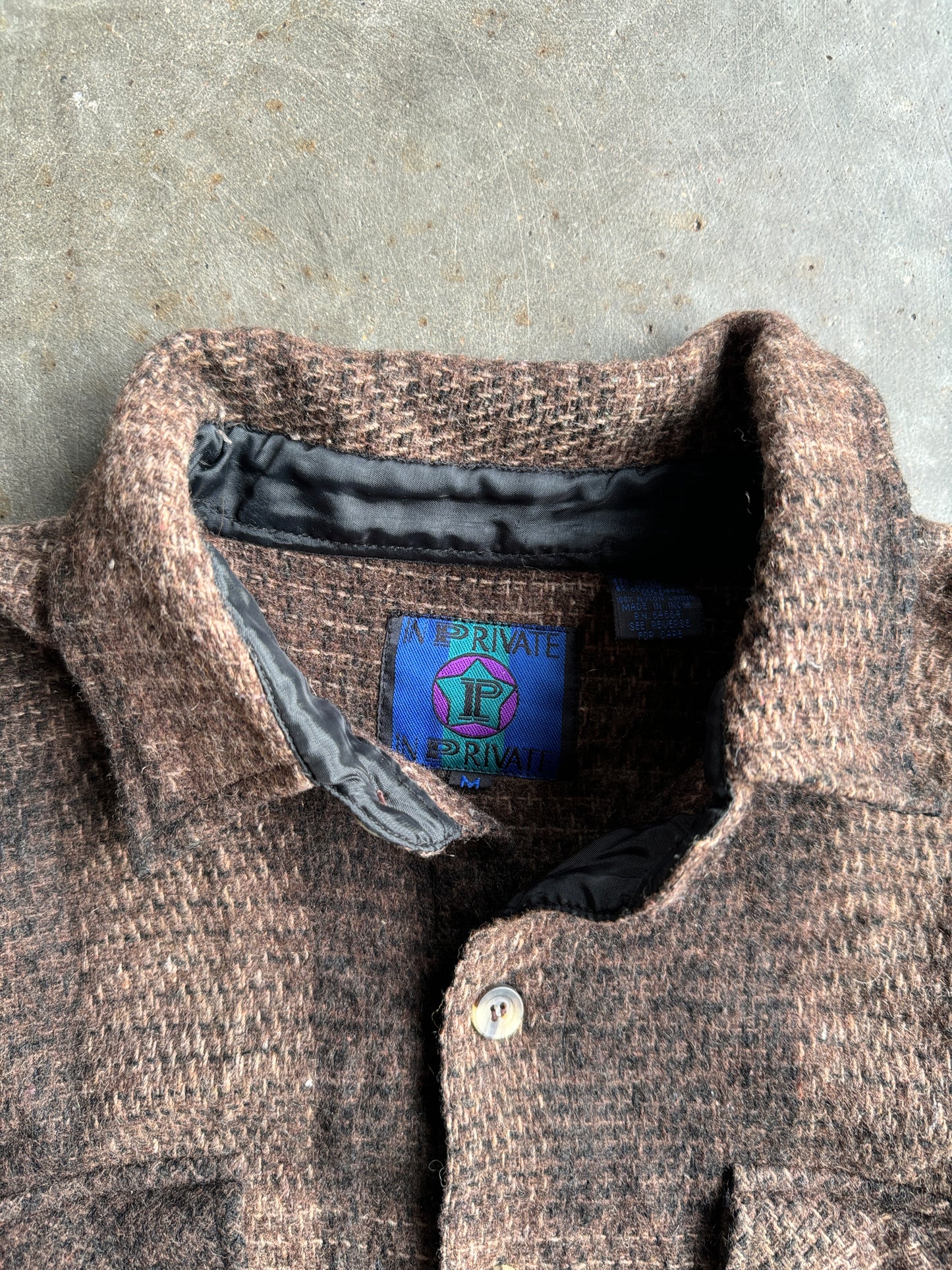 Vintage InPrivate Wool Flannel - M