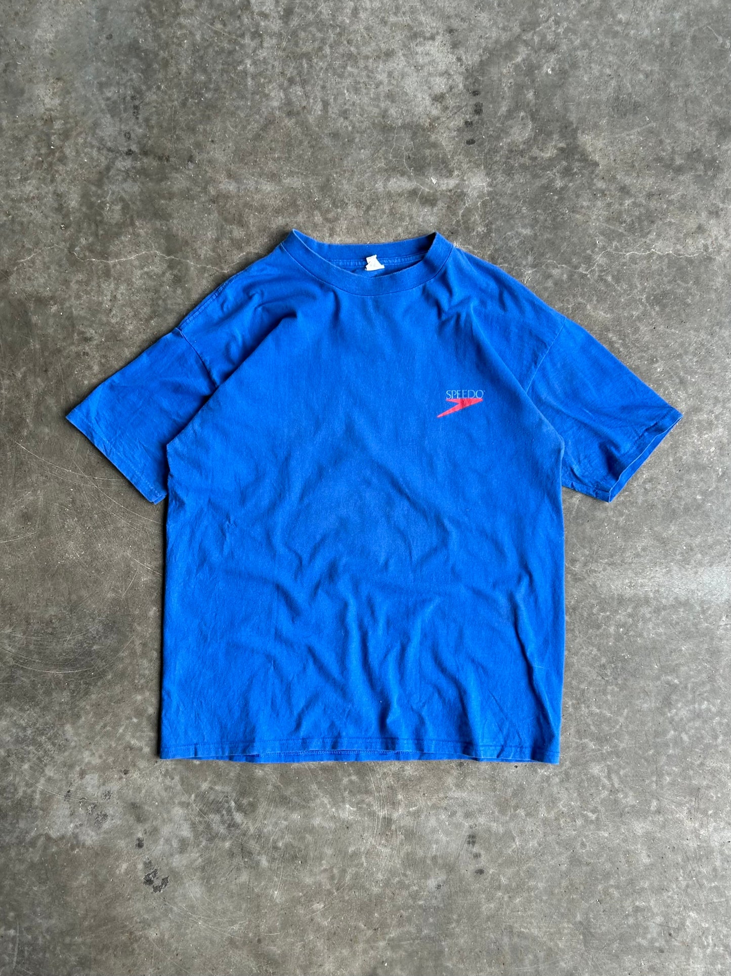 Vintage Blue Speedo Tee - XL