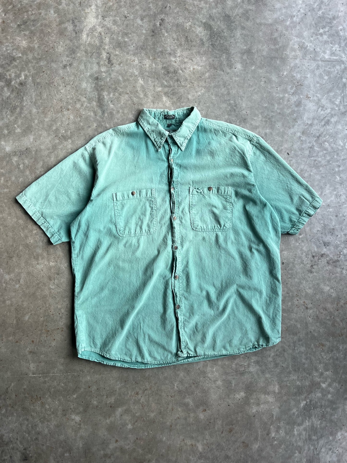 Vintage Green Canyon Guide Button Up Shirt - XXL