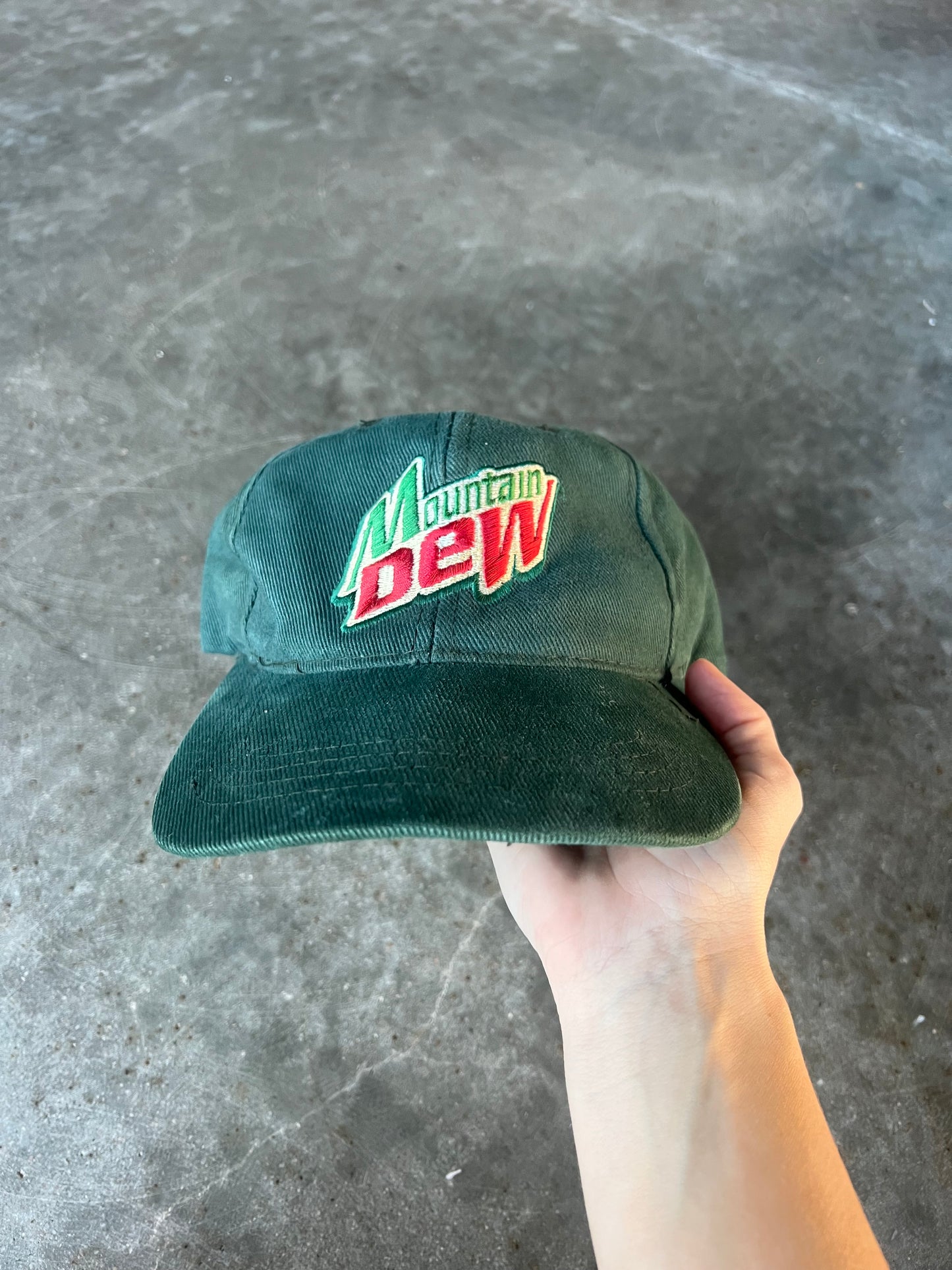 Vintage  Mountain Dew Snap-Back Hat