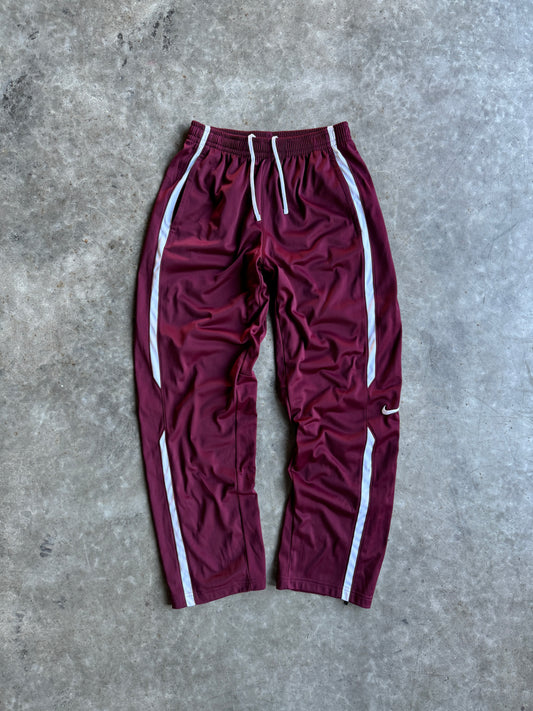 Maroon Nike Track Pants - M