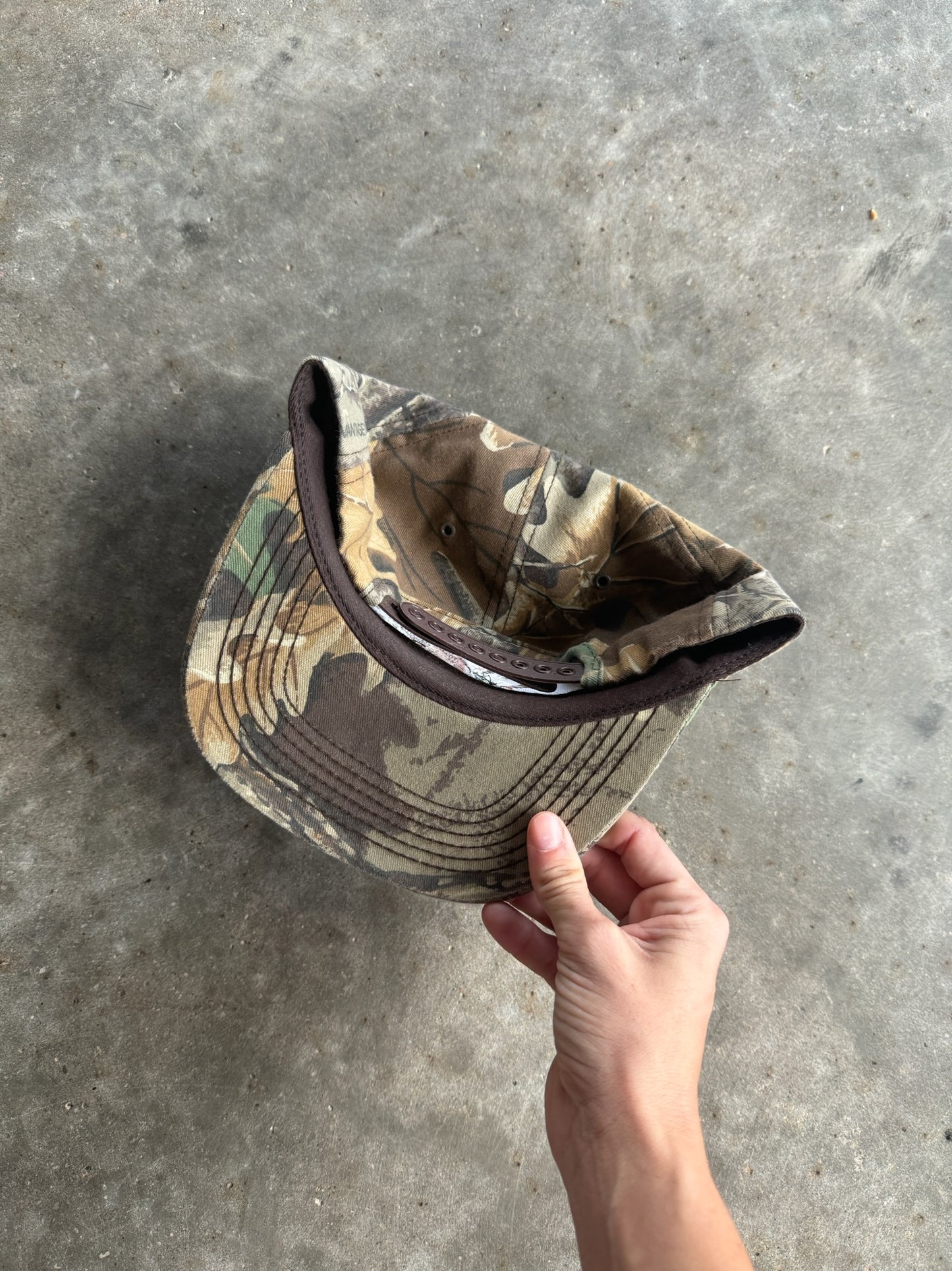 Vintage Wyffels Hybrids Snapback Camo Hat