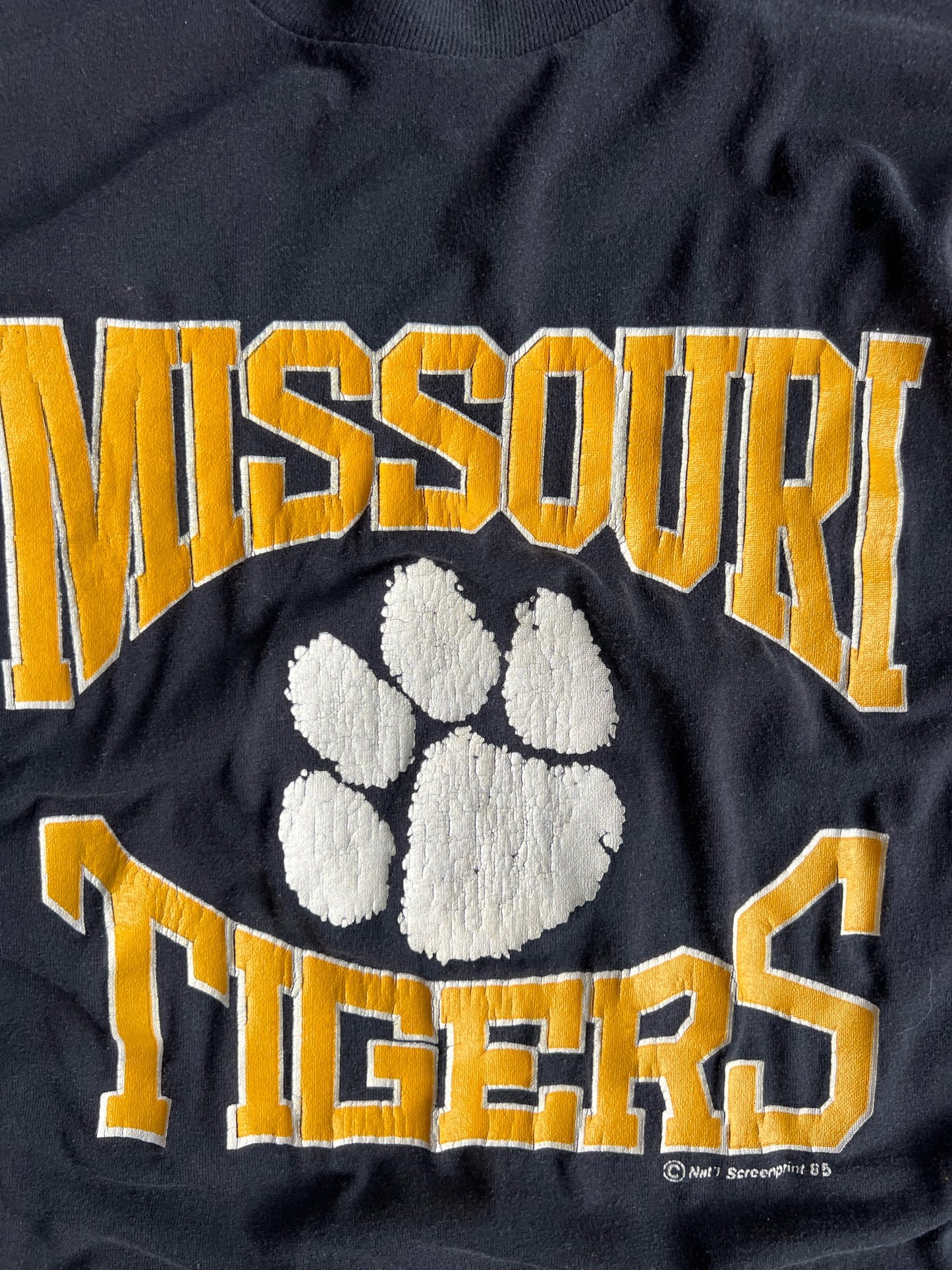 Vintage Black Missouri Tigers Shirt - L