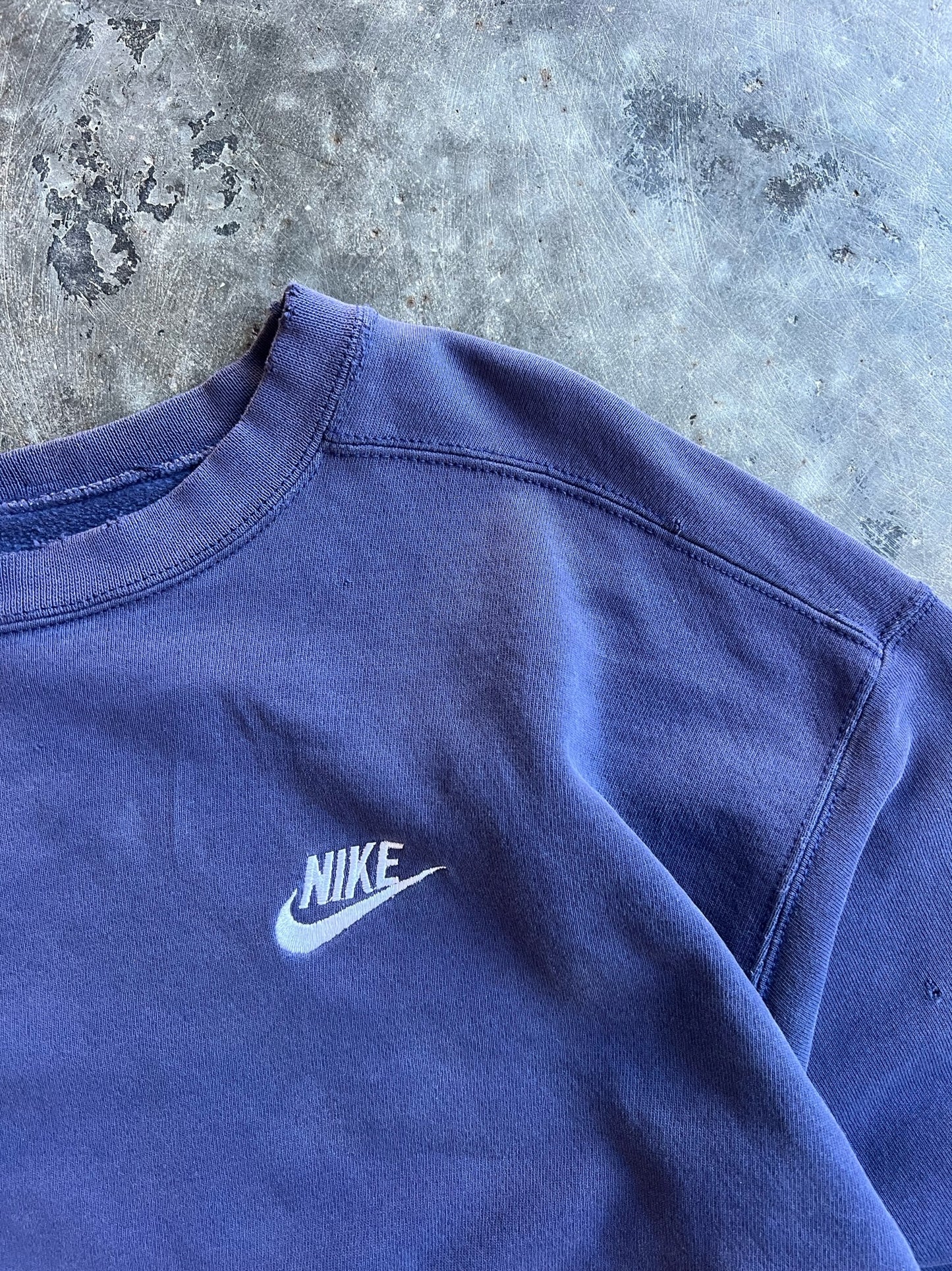 Vintage Purple Mini Nike Swoosh Crew - L