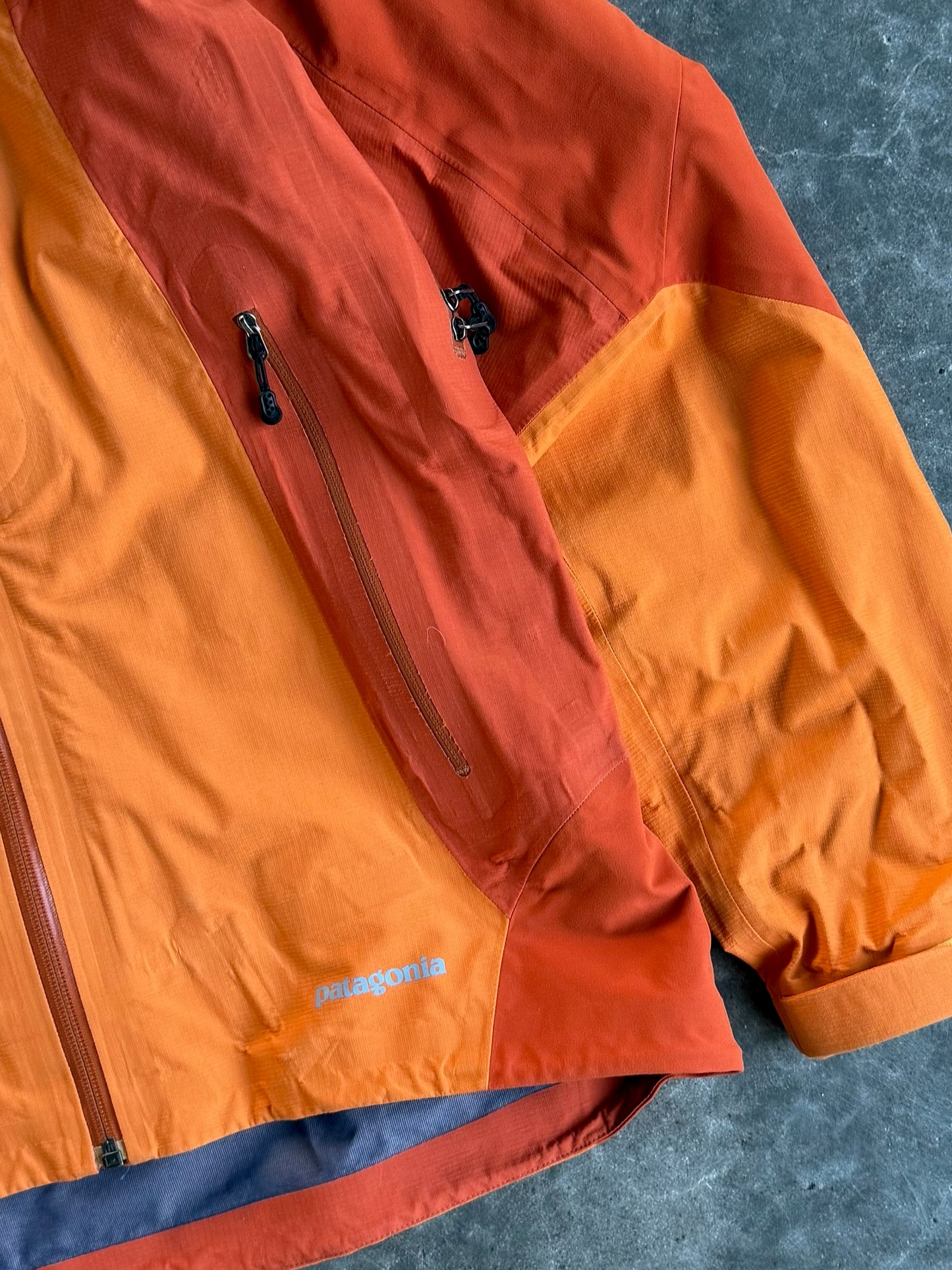 Vintage Two Tone Orange Patagonia Shell Jacket - M