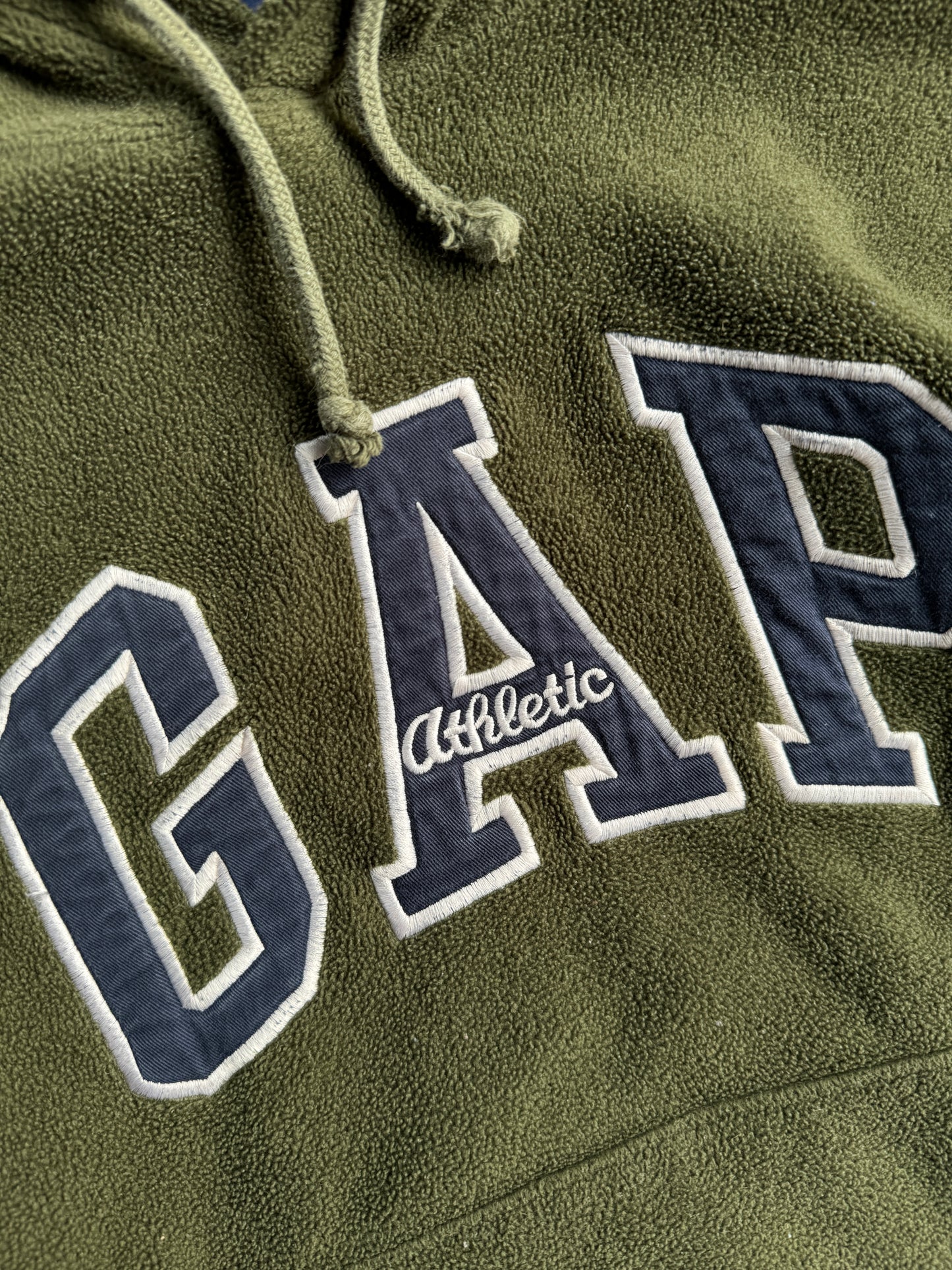 Vintage Green GAP Athletic Fleece Hoodie - XS