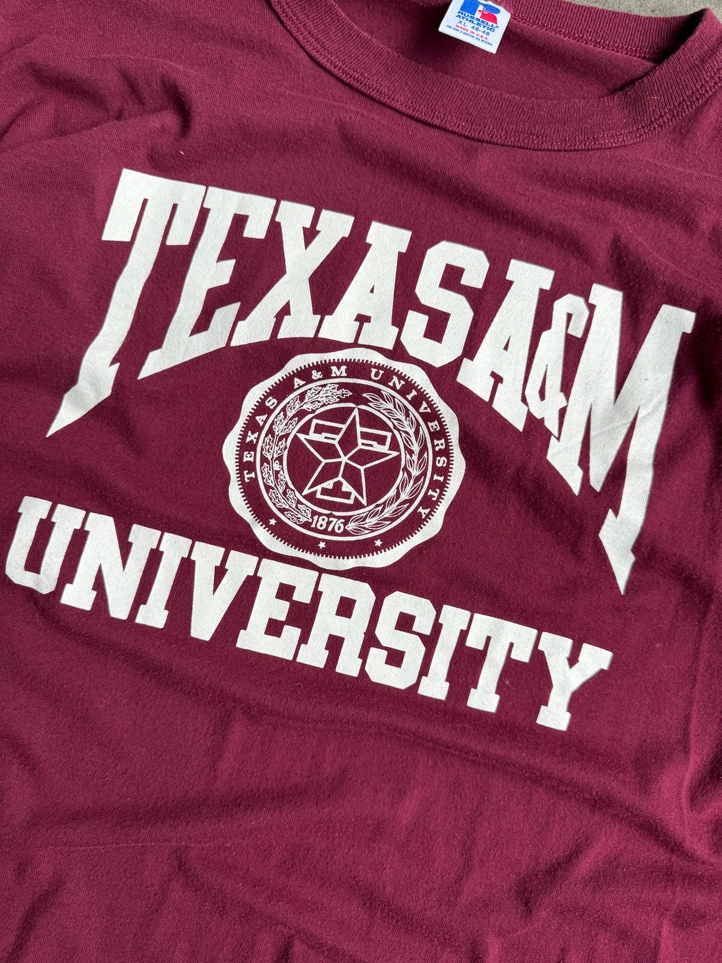 Vintage Single Stitch Texas A&M University Shirt - XL