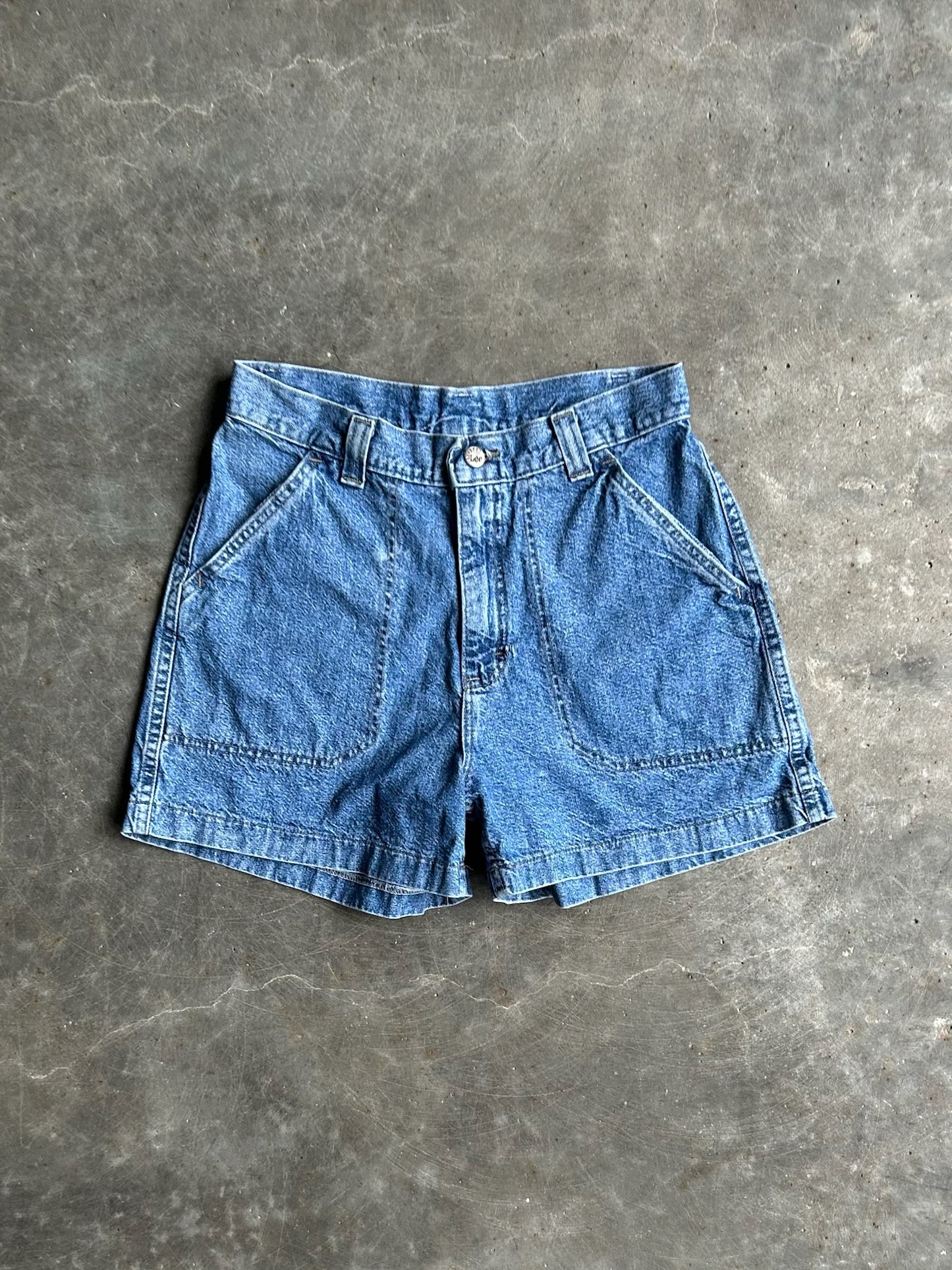 Vintage Medium Wash Lee Denim Shorts - 30