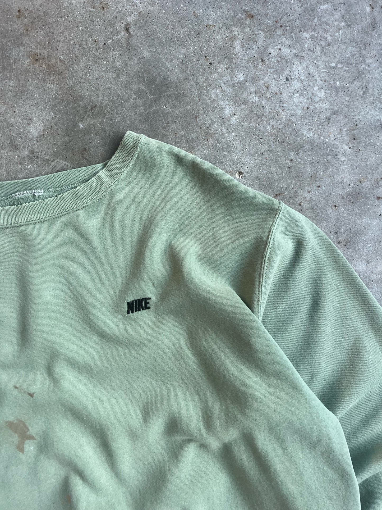 Vintage Olive Green Nike Crew - XL