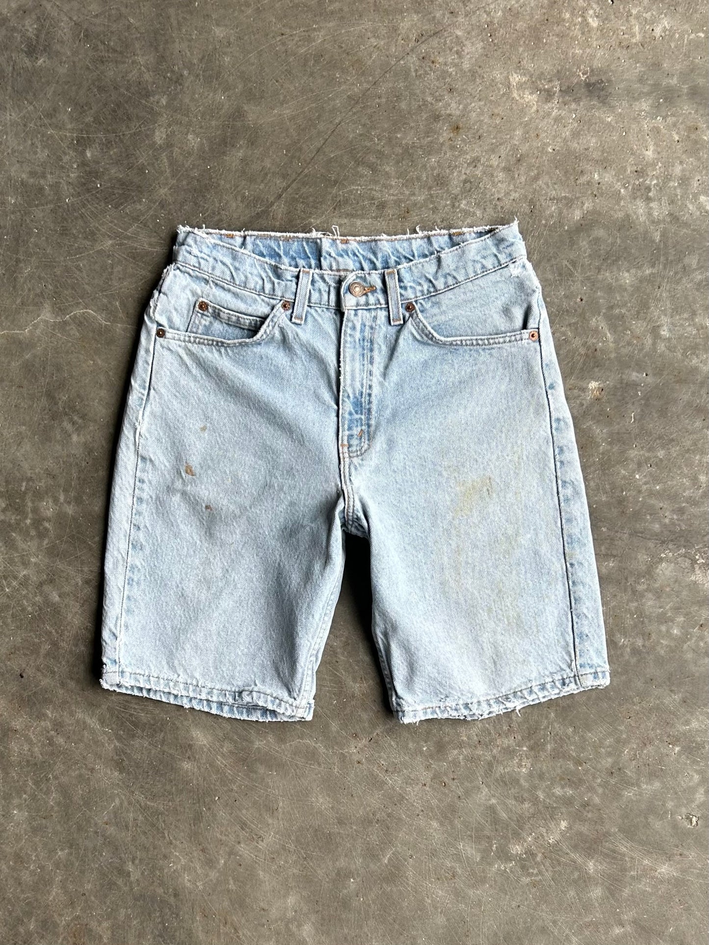 Vintage Levi’s 550 Orange Tab Denim Shorts - 27