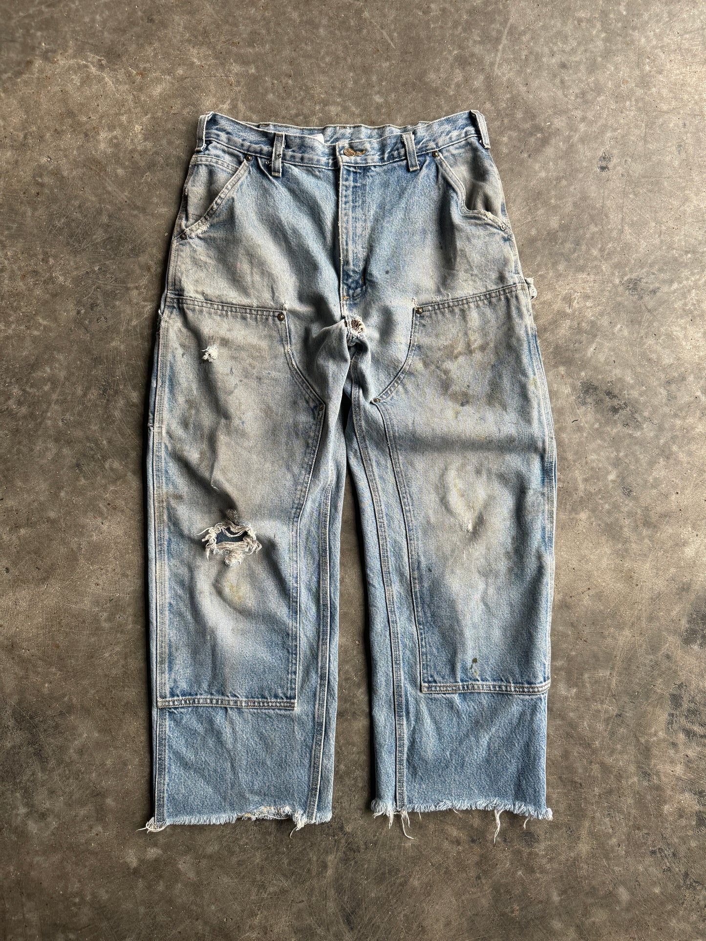 Vintage Distressed Double Knee Carhartt Carpenter Pants - 32