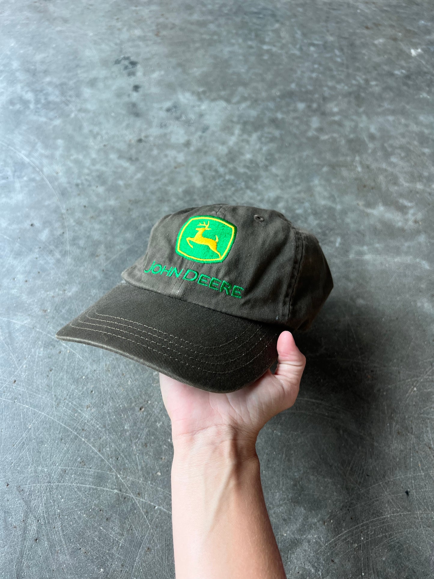 Vintage John Deere Strapback Hat