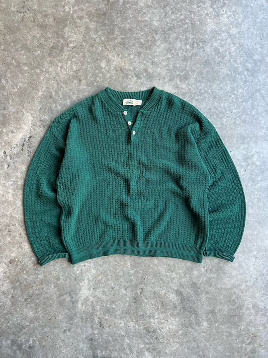 Vintage Forrest Green Timber Trail  Sweater - XL