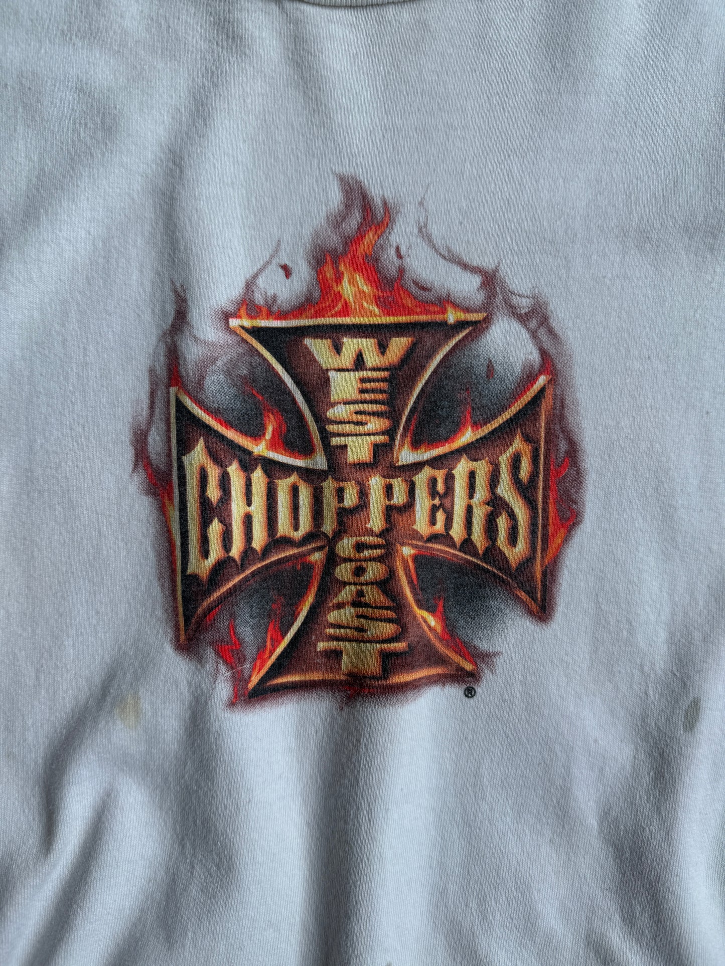 Vintage Flaming West Coast Choppers Long Sleeve - XL