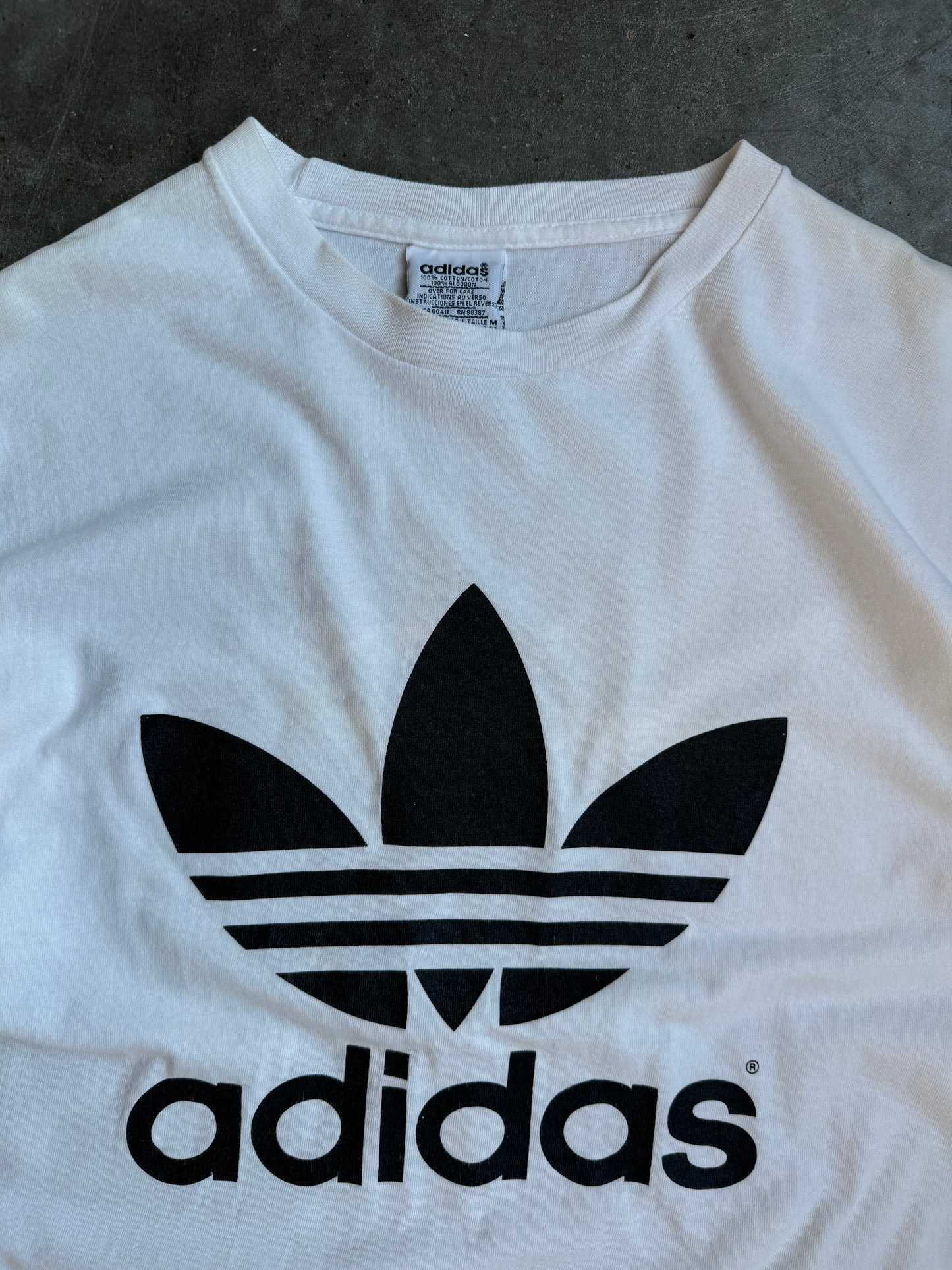 Vintage Adidas Logo Shirt - M