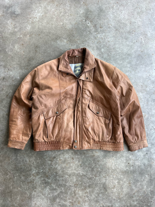 Vintage Leather Jacket - XL