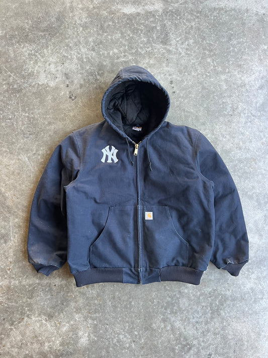 Vintage Navy Yankees Carhartt Jacket - XXL