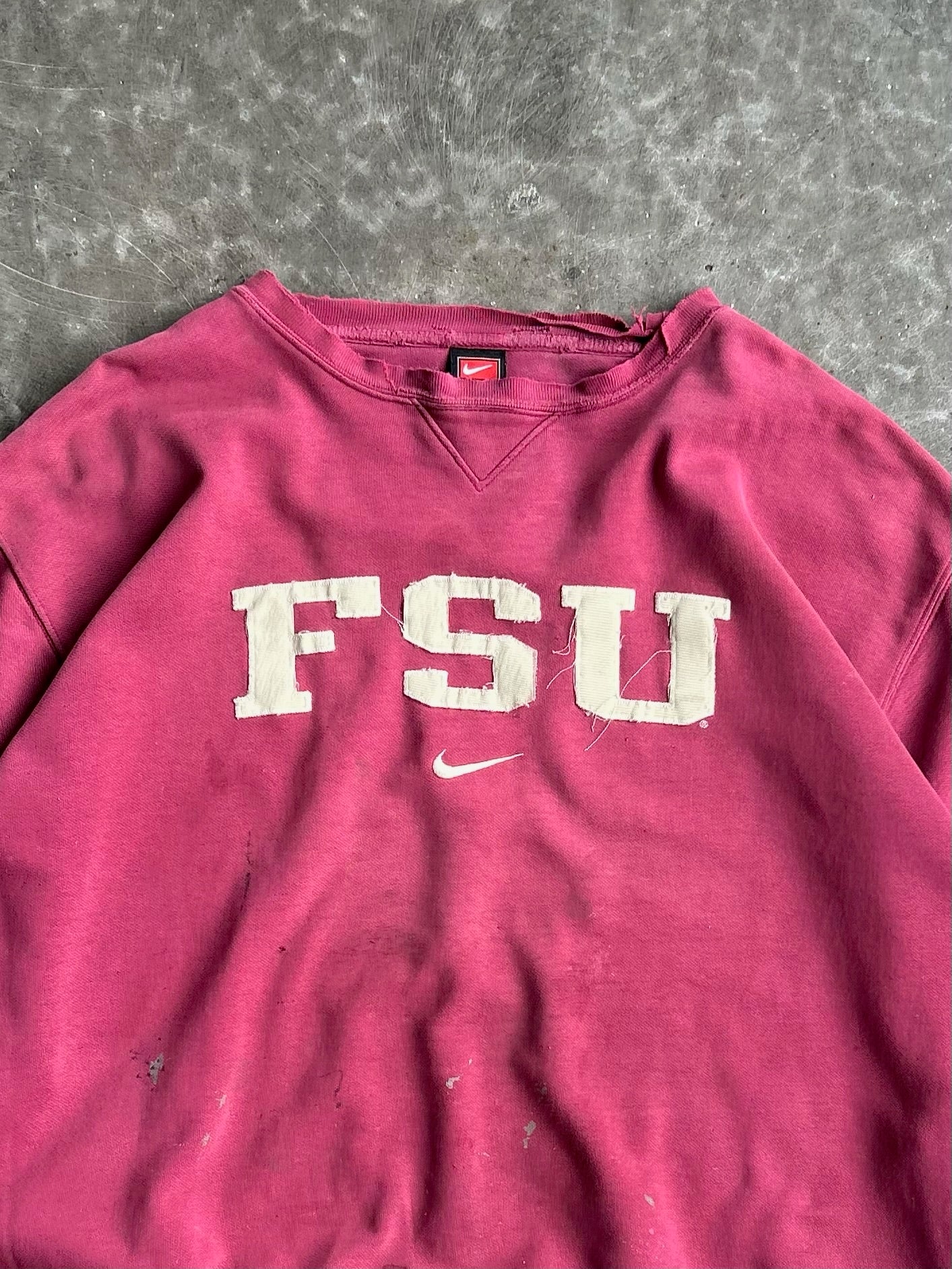 Vintage Maroon Nike FSU Crew - XL