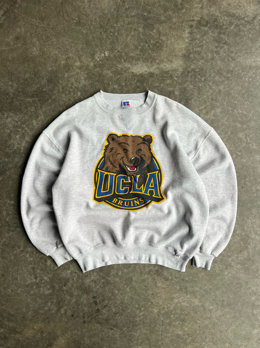 Vintage Grey UCLA Bruins Russell Crew - XL