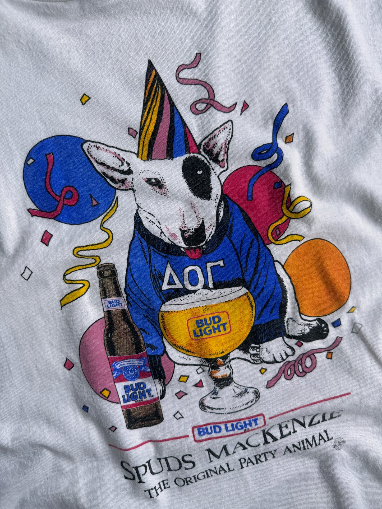 Vintage Bud Light Spuds Mackenzie Single Stitch Shirt - XL