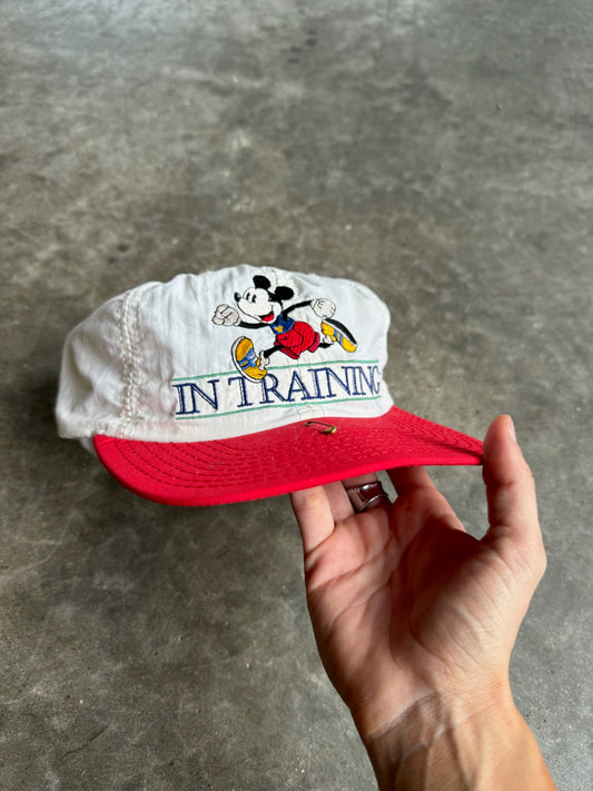Vintage Mickey Mouse Marathon Strapback Hat