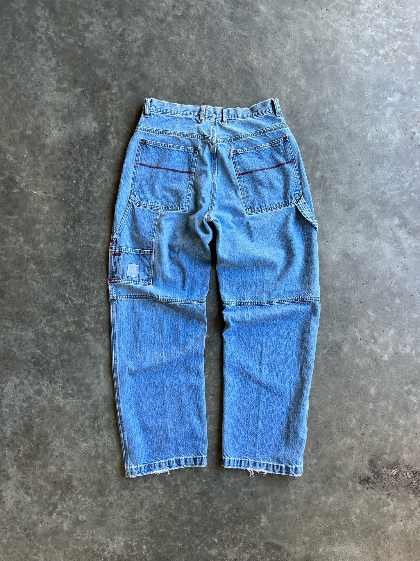 Vintage Medium Wash Union Bay Carpenter Pants - 34