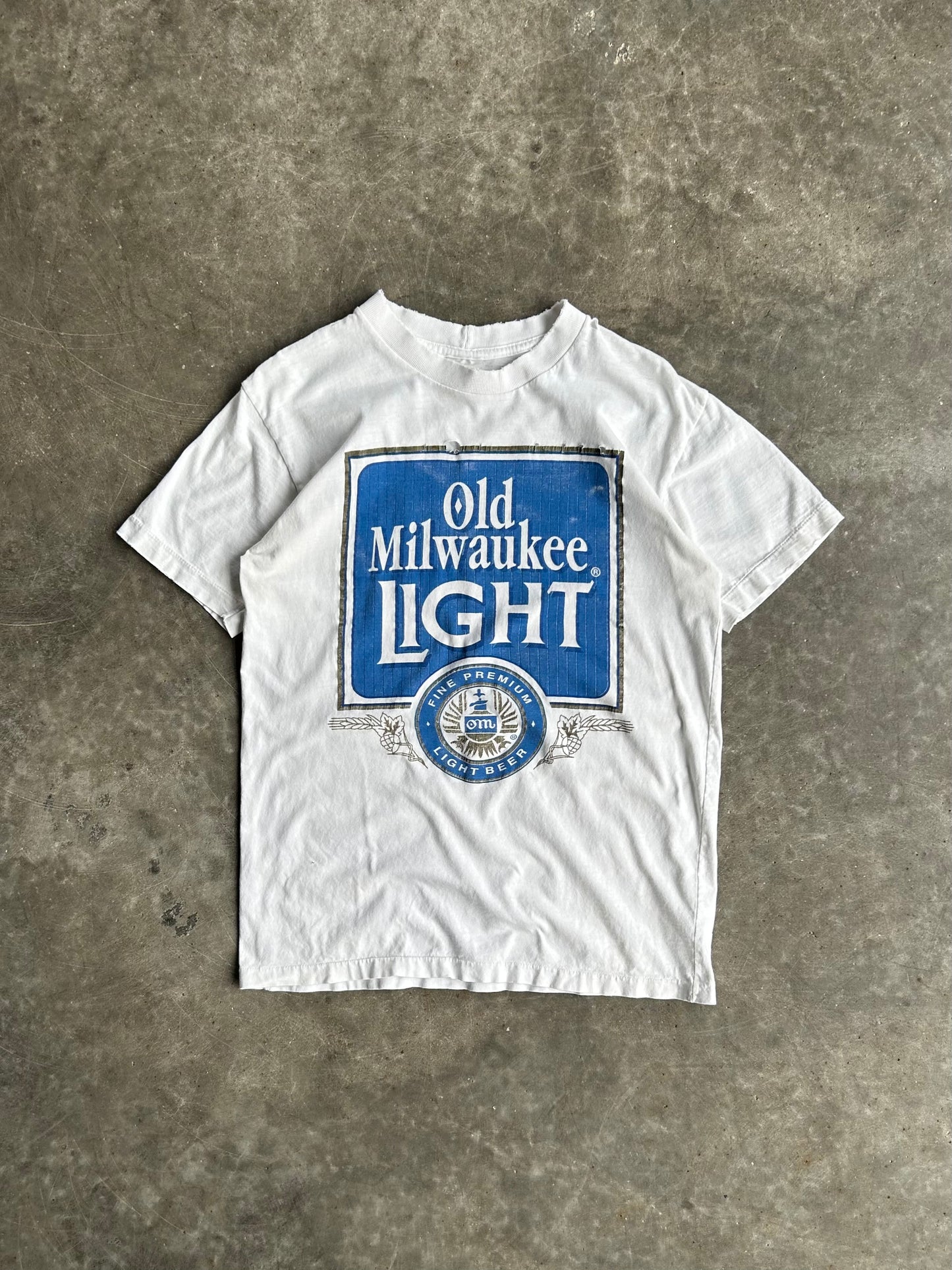 Vintage Old Milwaukee Light Tee - M