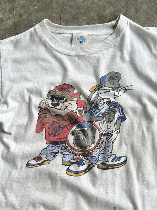 True Vintage Georgetown Hoyas Looney Tunes Tee - XS