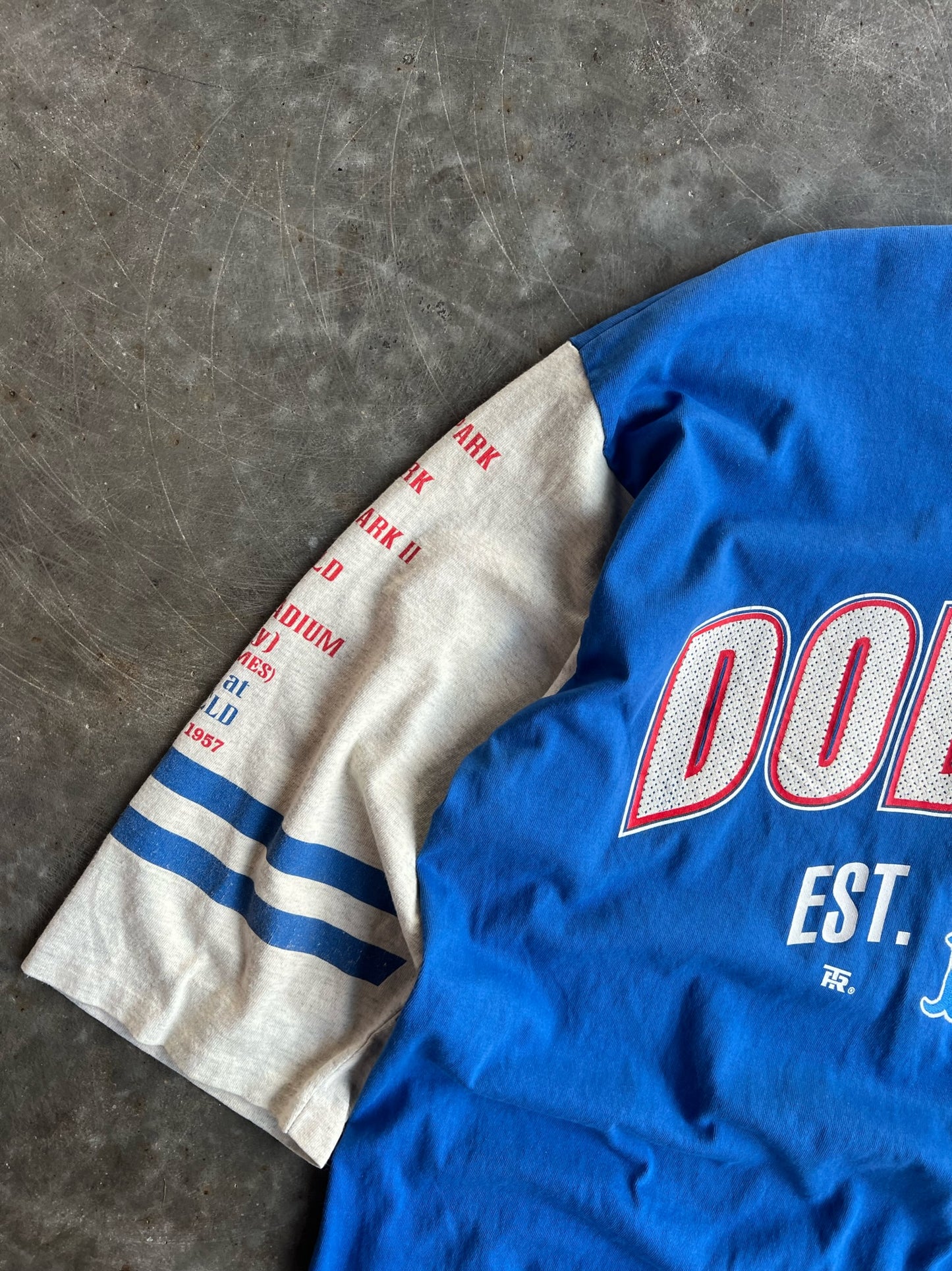 Vintage Blue Dodgers Long Gone Shirt - XL