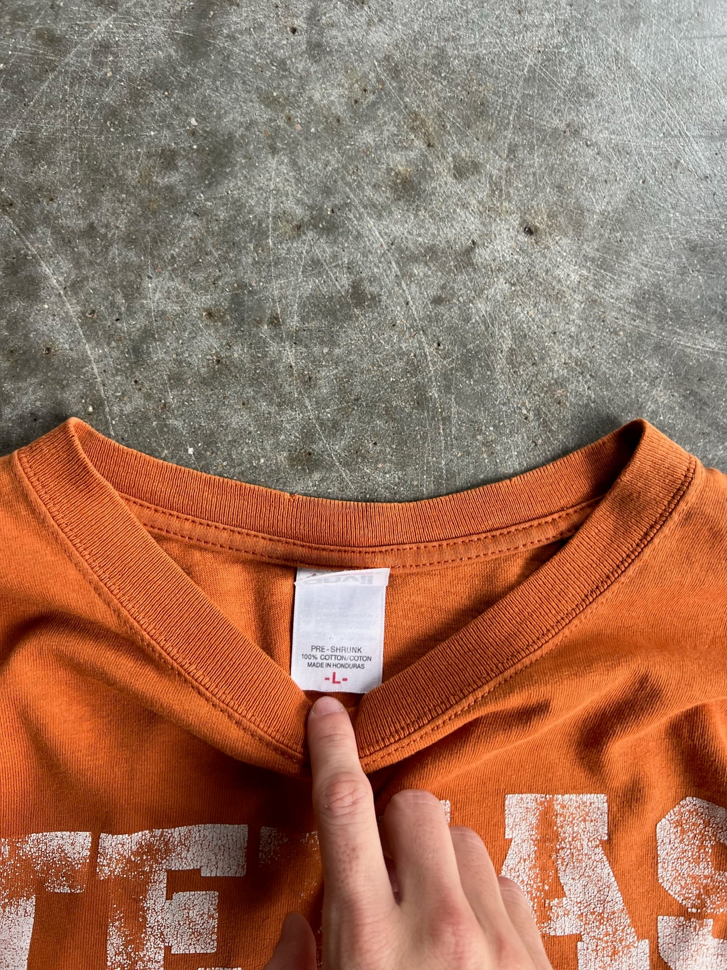 Vintage Faded Orange Texas Shirt - L