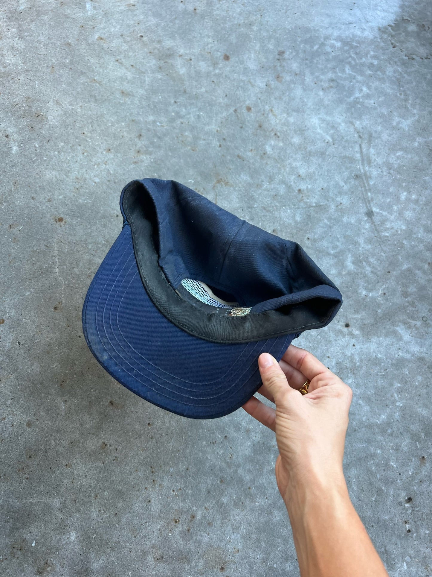 Vintage Navy Rocky Mountain Strap Back Hat