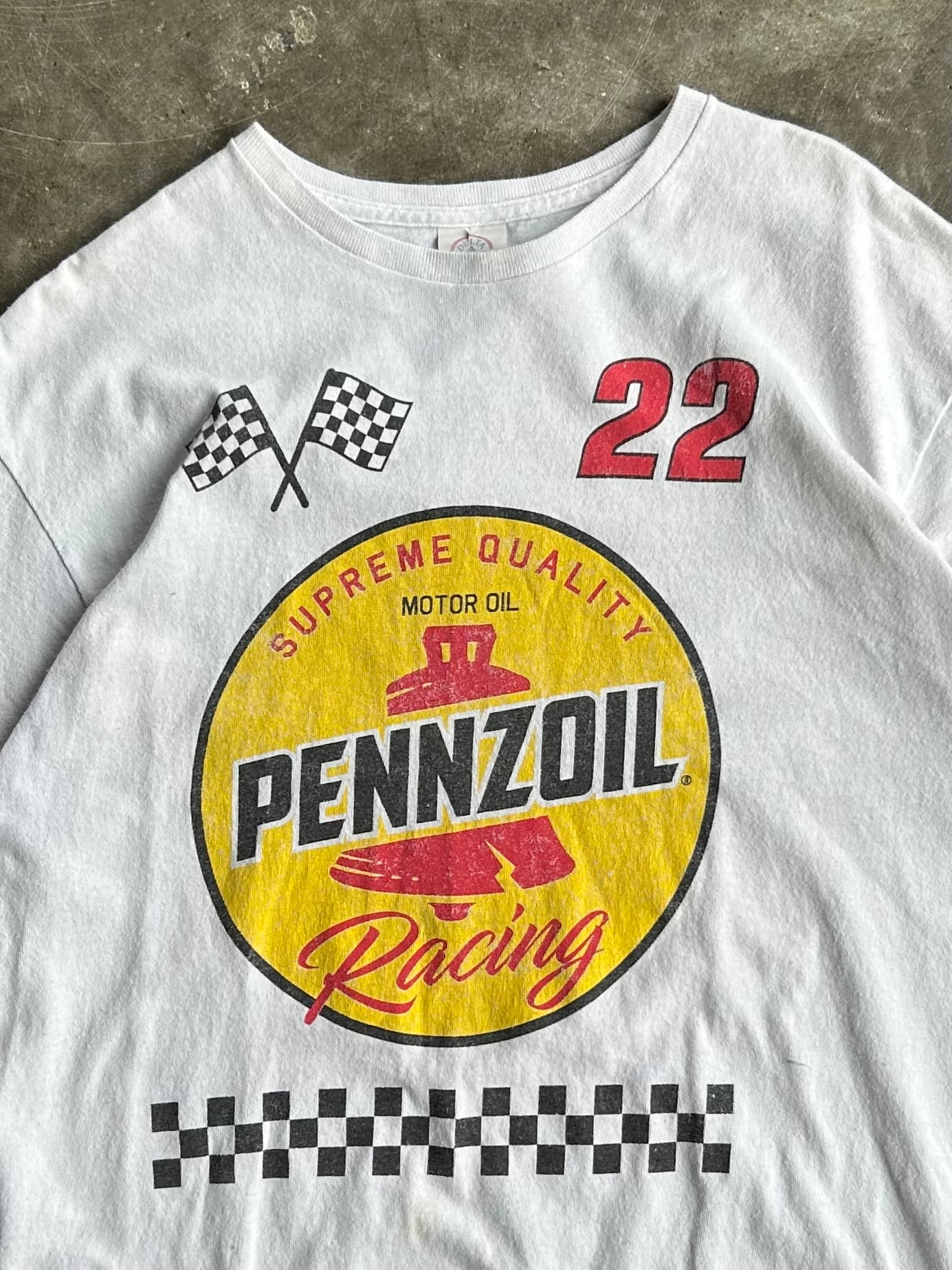 Vintage Pennzoil Motor Oil Tee - L