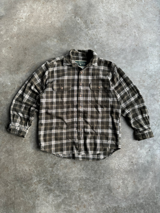 Vintage Field&Stream Green Flannel - XL